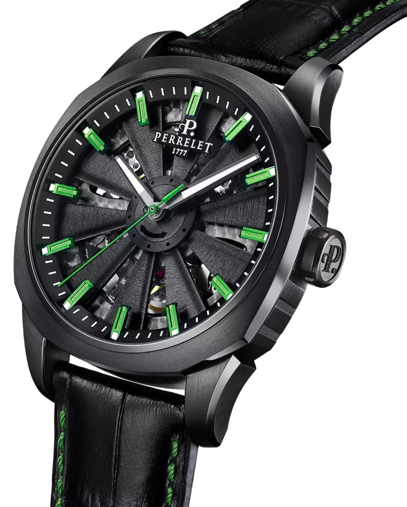 Perrelet Turbine Urban Skeleton 3 Hands Watch A1062/1 Image 3