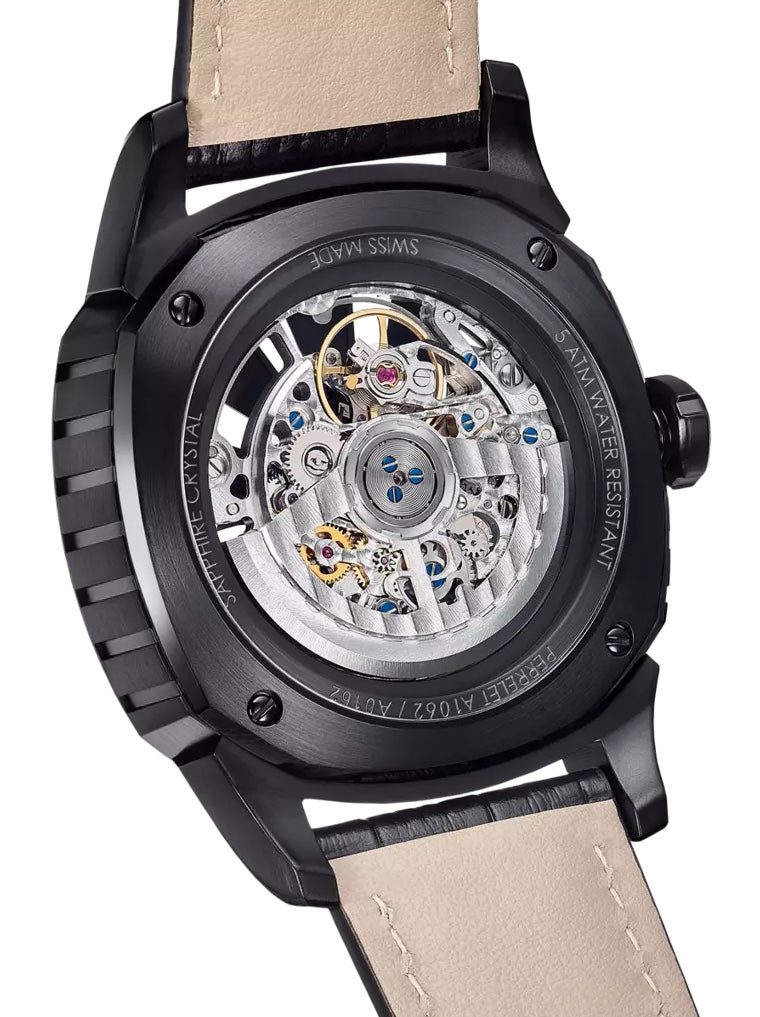 Perrelet Turbine Urban Skeleton 3 Hands Watch A1062/2 Image 4
