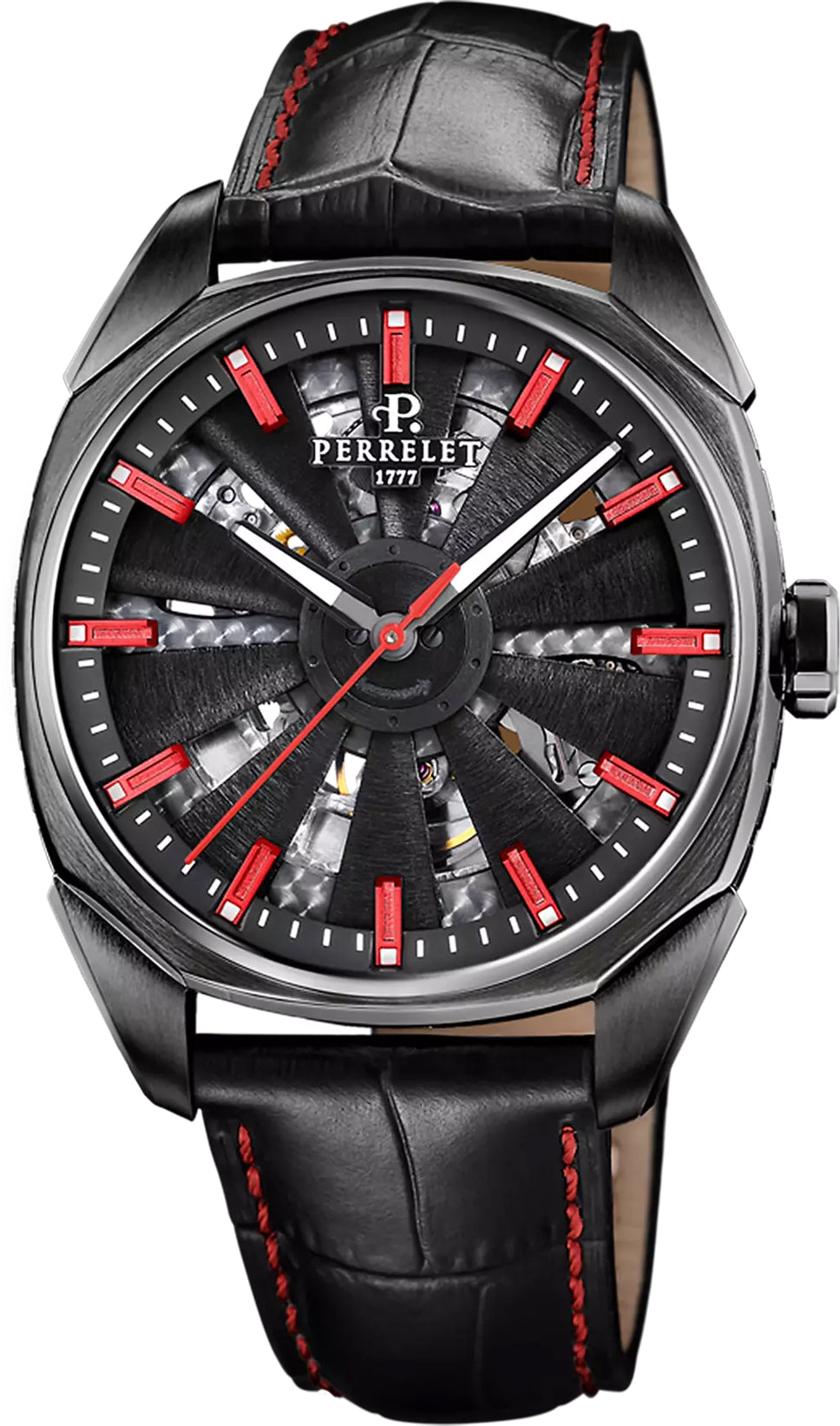 Perrelet Turbine Urban Skeleton 3 Hands Watch A1062/3 Image 1