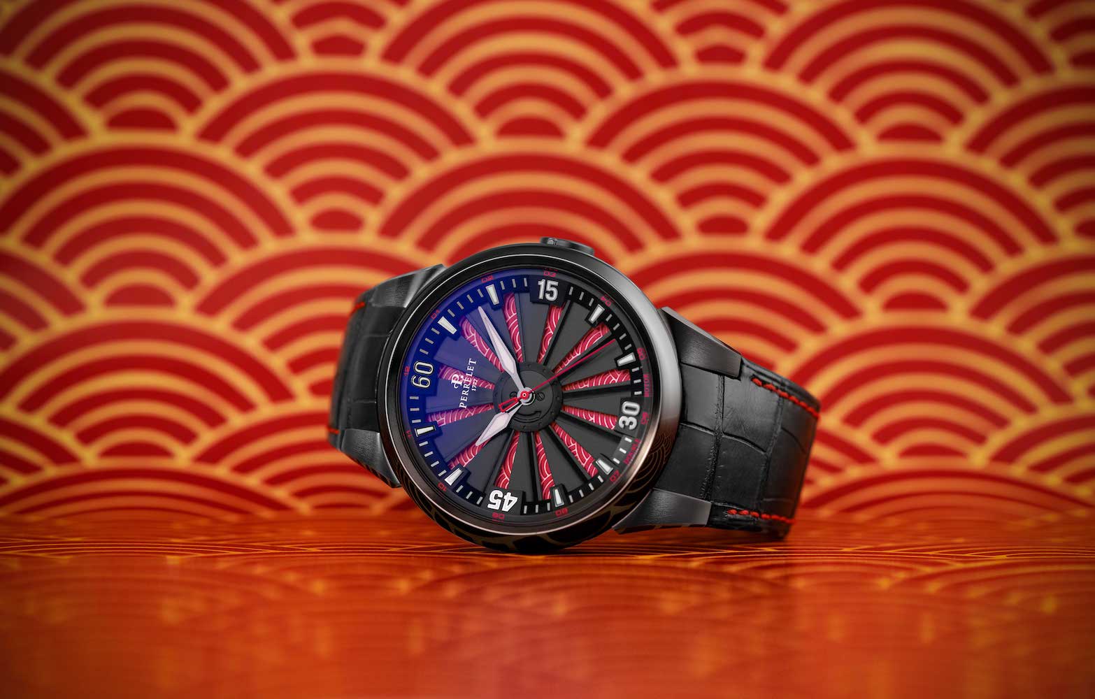 Perrelet Watch Turbine Seigaiha Limited Edition A4037/2 Image 5
