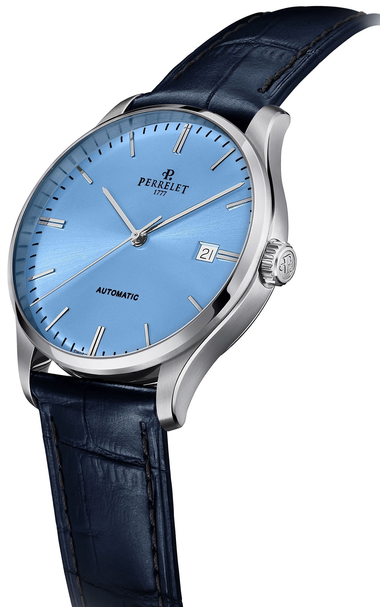 Perrelet Weekend 3 Hands Ice Blue Watch A1300/C Image 3