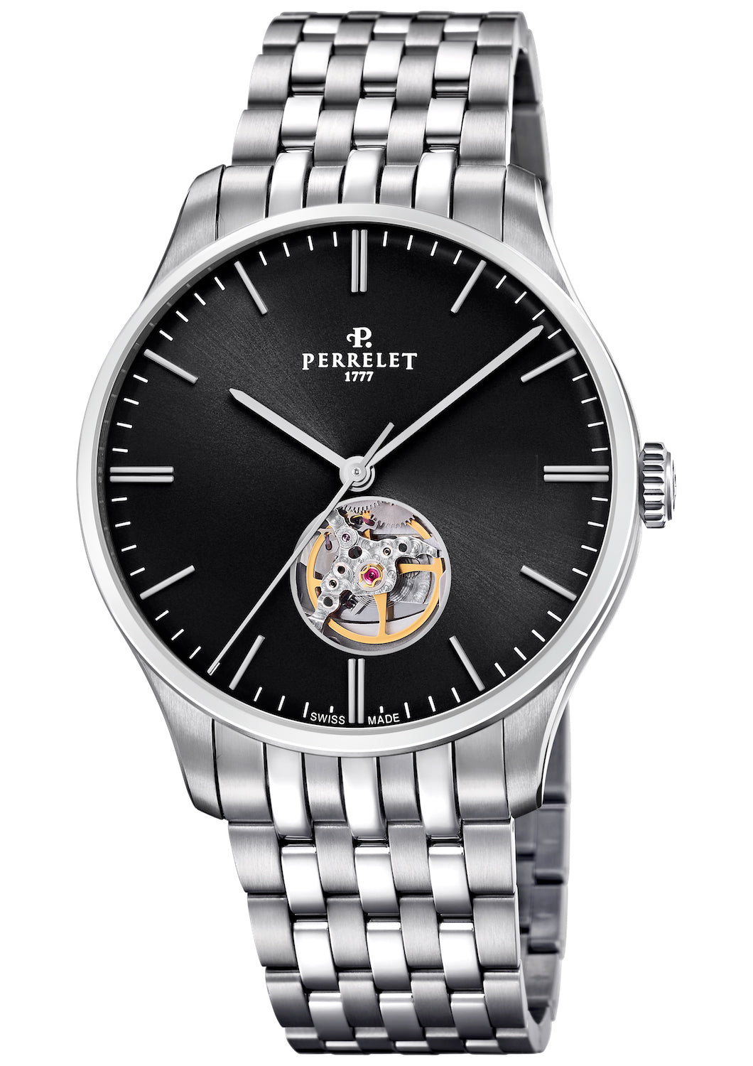 Perrelet Weekend 3 Hands Open Heart Watch A1302/6 Image 1