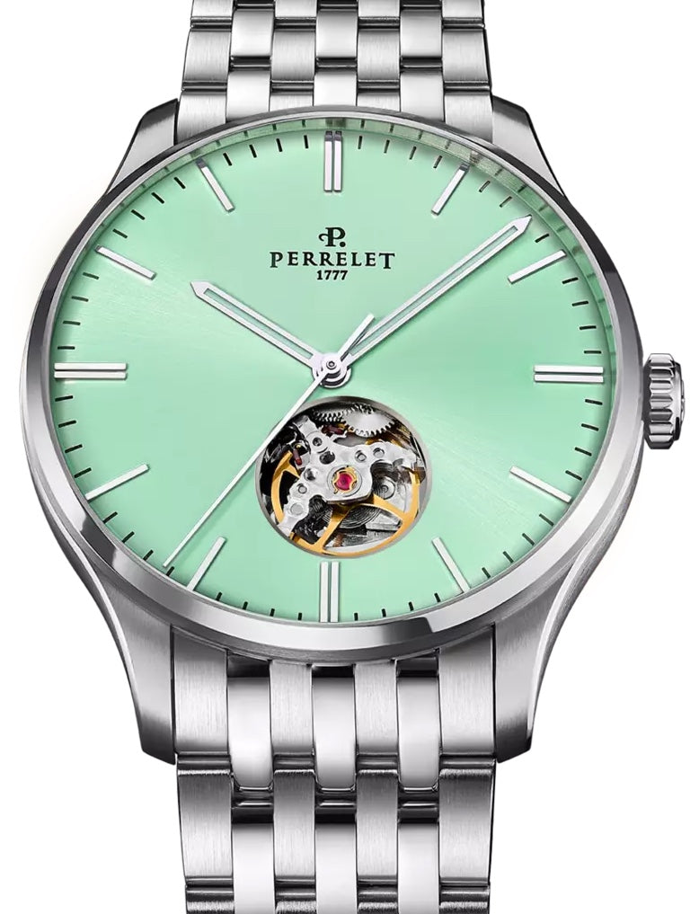 Perrelet Weekend 3 Hands Open Heart Watch A1302/B Image 3