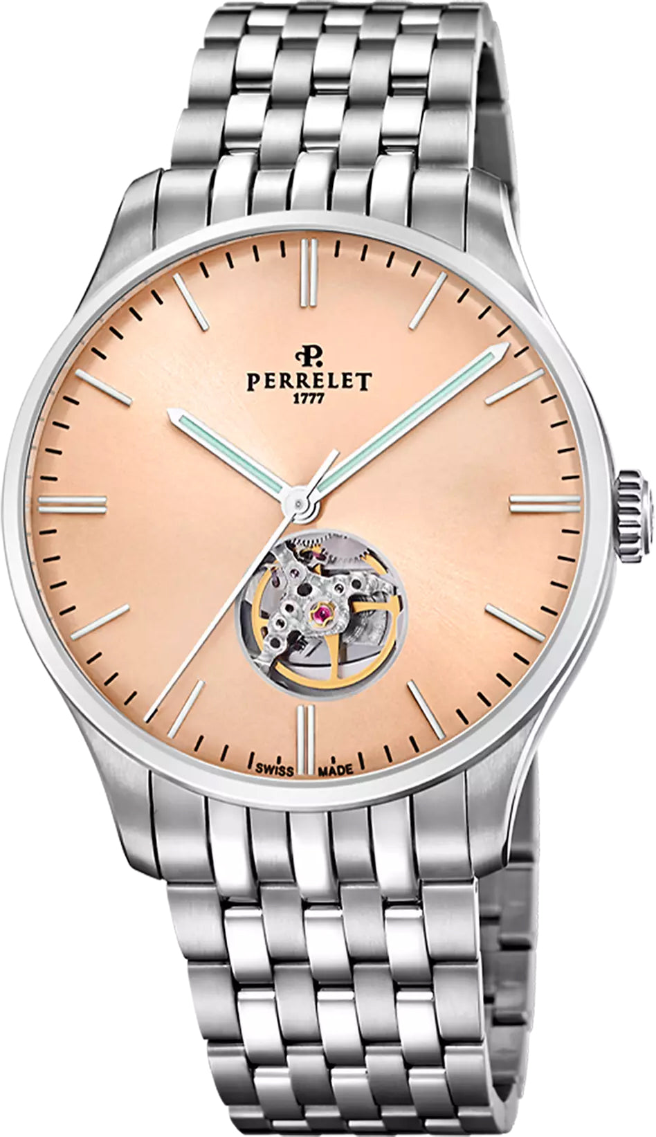 Perrelet Weekend 3 Hands Open Heart Watch A1302/D Image 1
