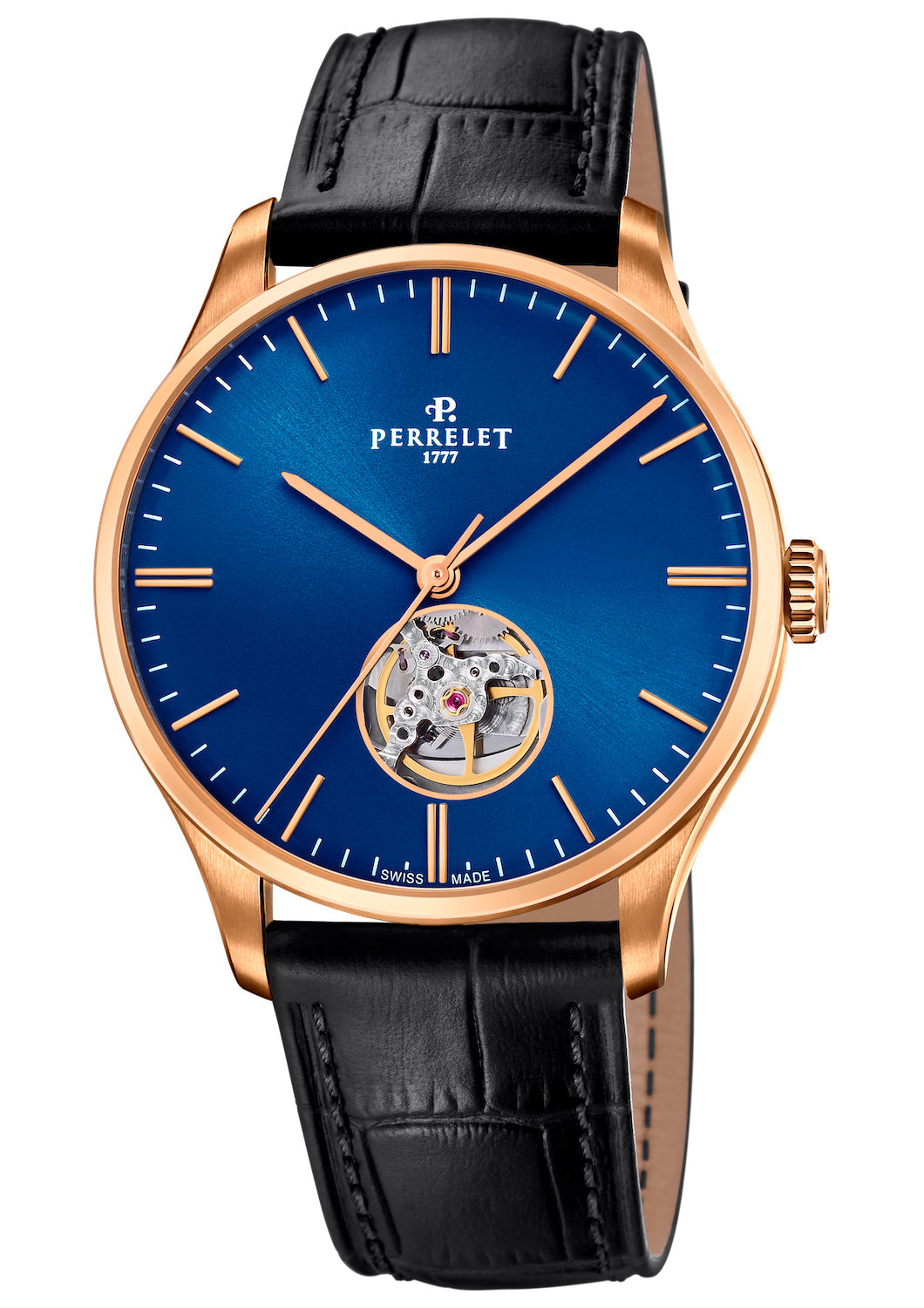 Perrelet Weekend 3 Hands Open Heart Watch A1303/2 Image 1