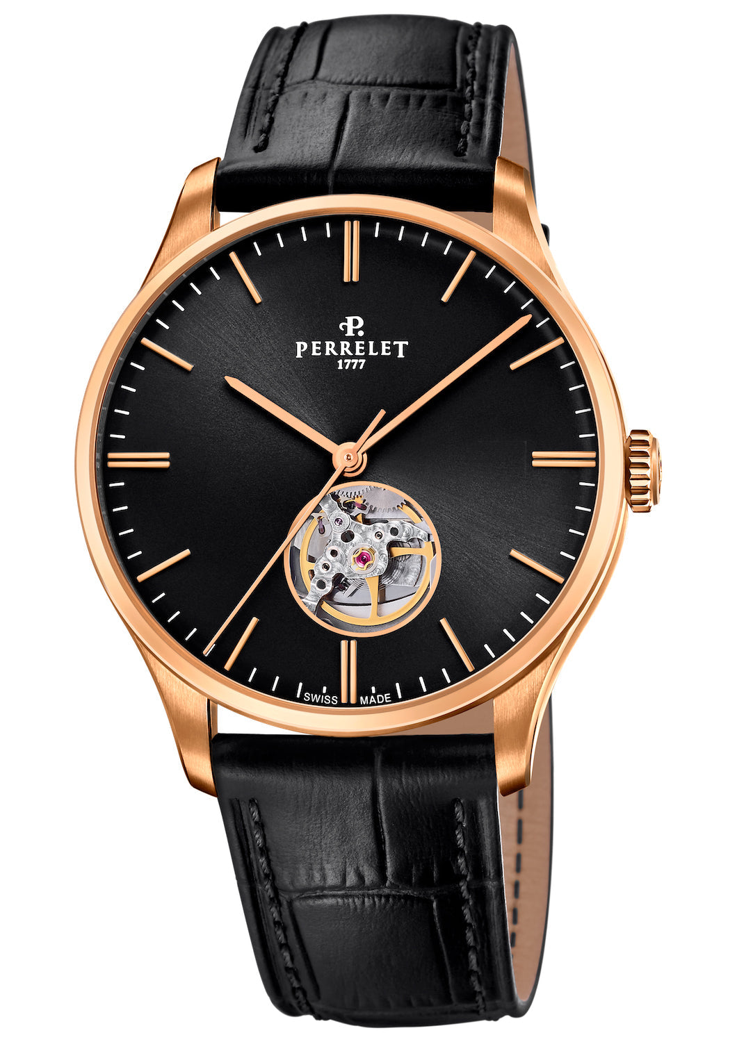 Perrelet Weekend 3 Hands Open Heart Watch A1303/3 Image 1