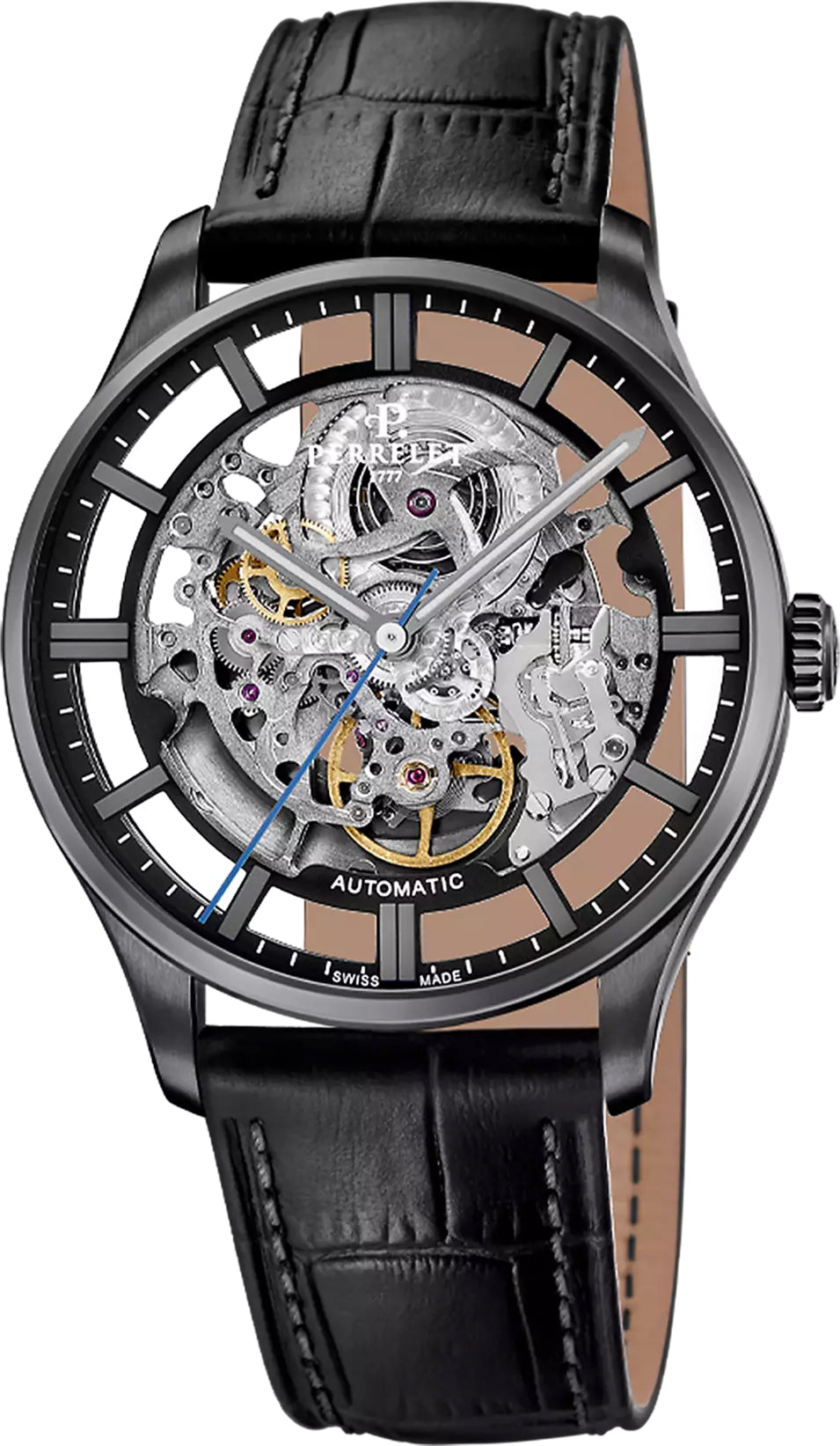 Perrelet Weekend Skeleton 3 Hands Watch A1306/1 Image 1