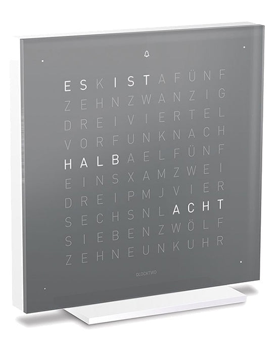 QLOCKTWO Earth 13.5 Pure Earl Grey Tea Table Clock Watch T4PENEG Image 2