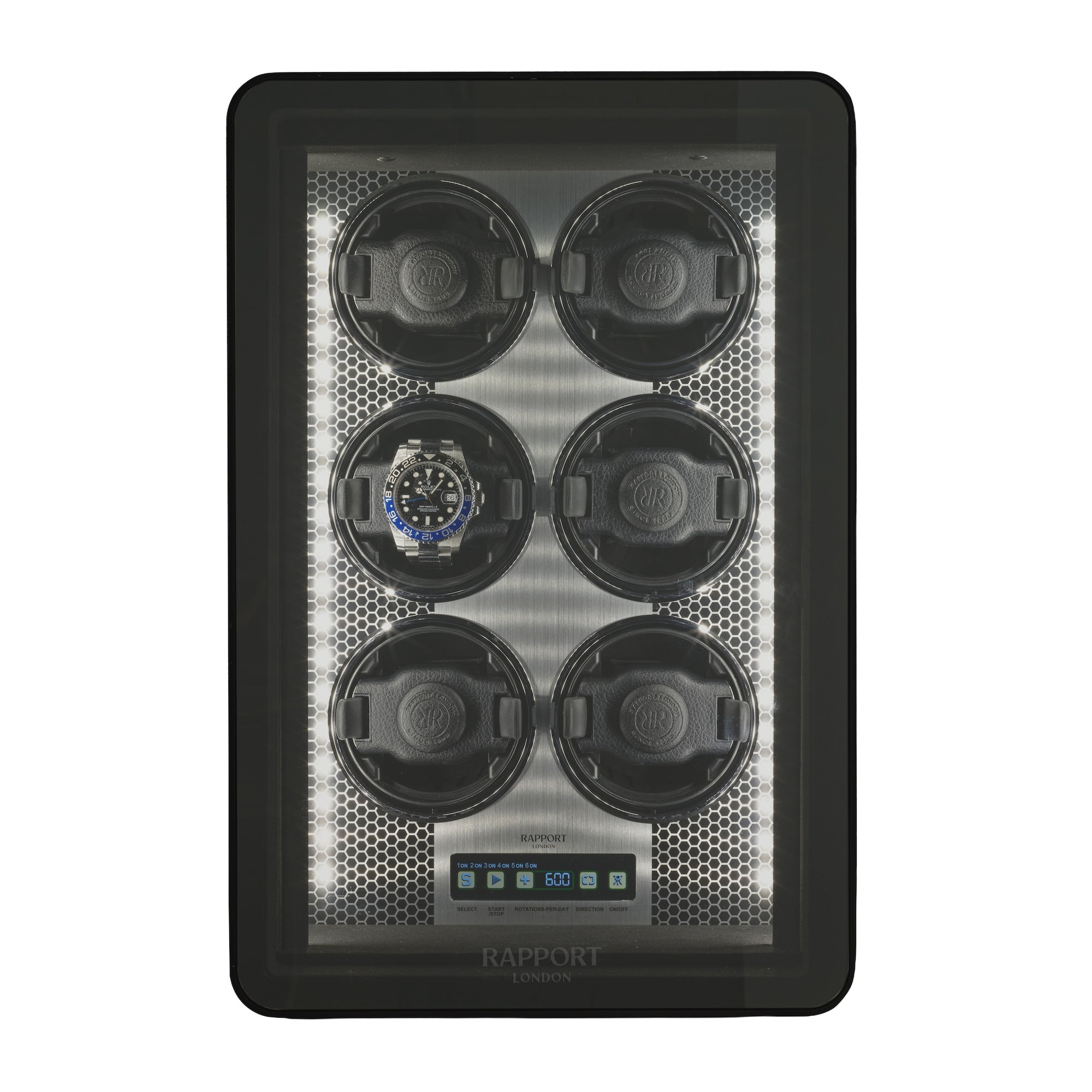 Rapport Black Aluminium Neo Six Watch Winder RPT-156 Image 6