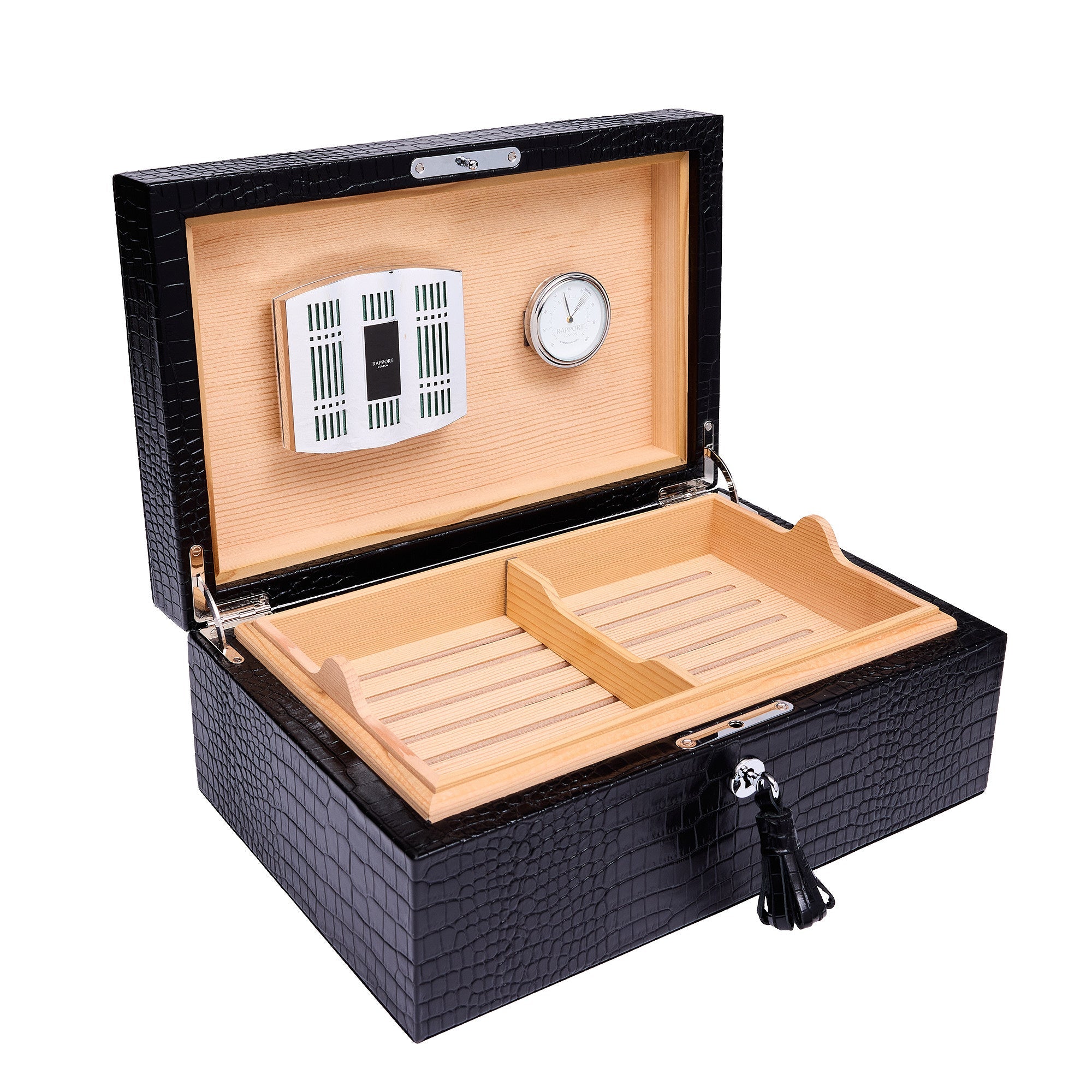 Rapport Brompton Black Large Humidor RPT-190 Image 3