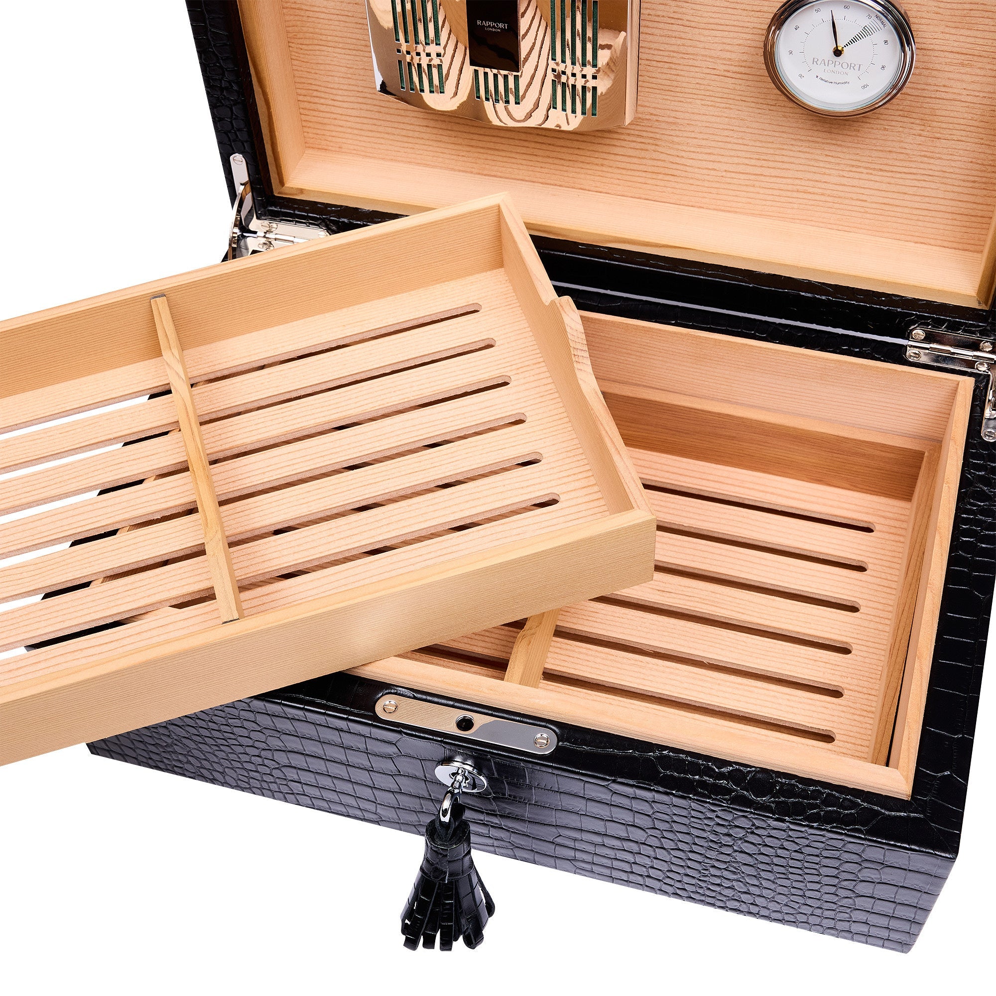 Rapport Brompton Black Large Humidor RPT-190 Image 4