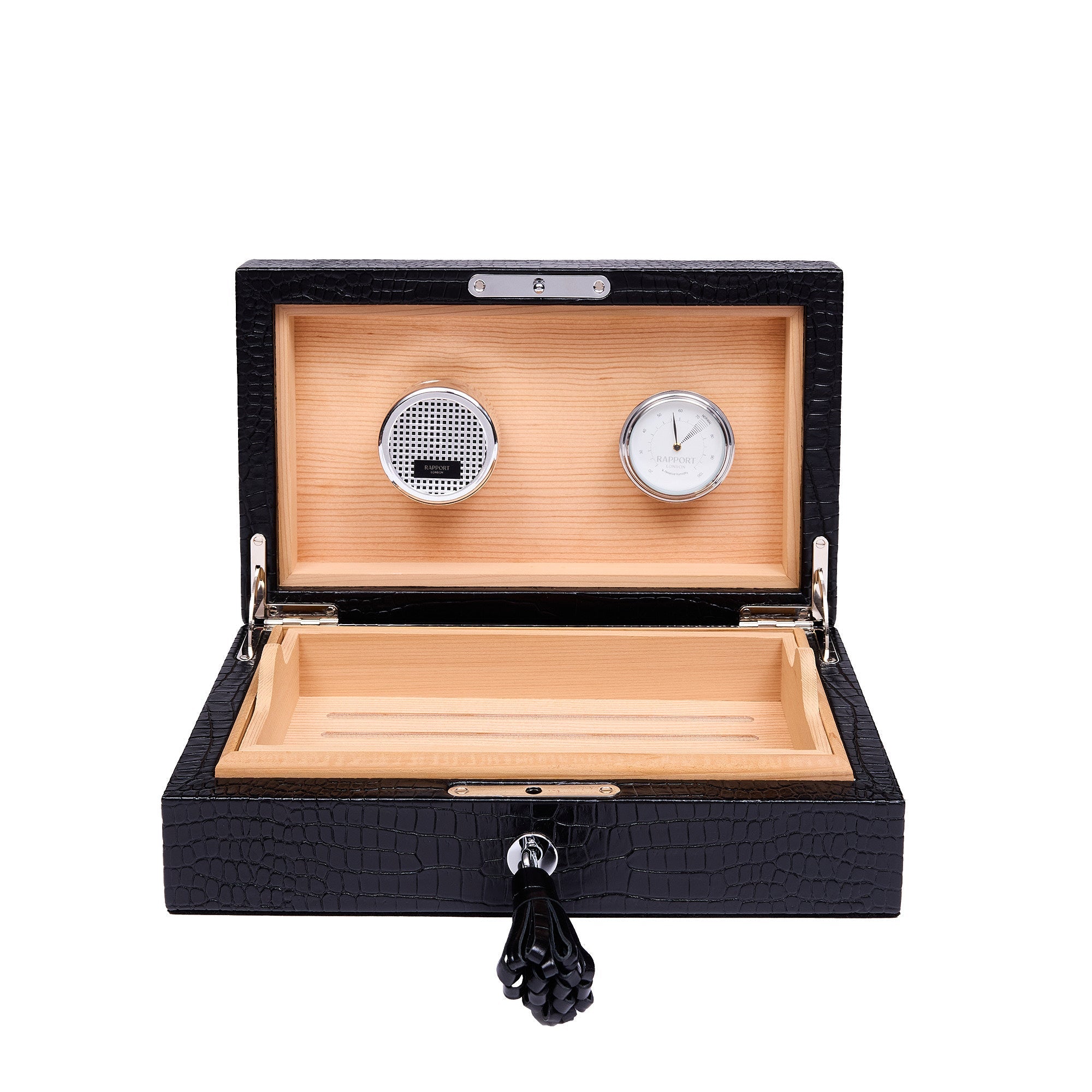 Rapport Brompton Black Small Humidor RPT-188 Image 1