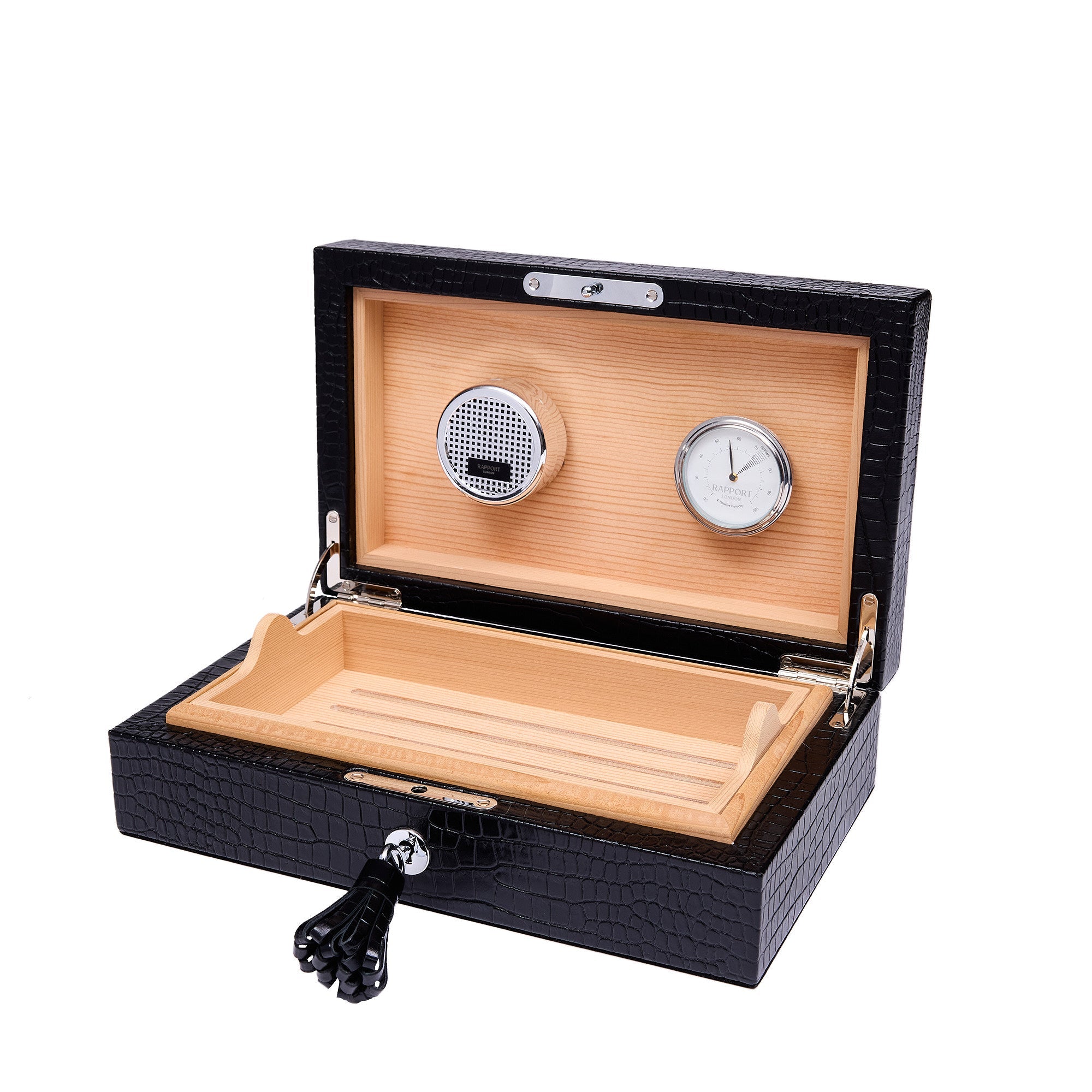 Rapport Brompton Black Small Humidor RPT-188 Image 3