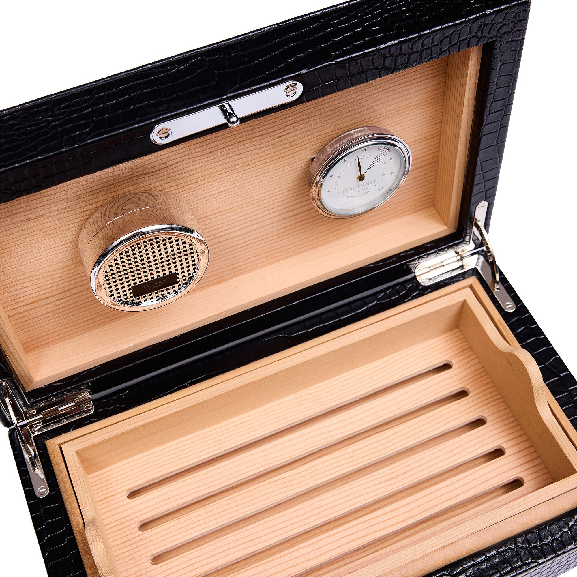 Rapport Brompton Black Small Humidor RPT-188 Image 4