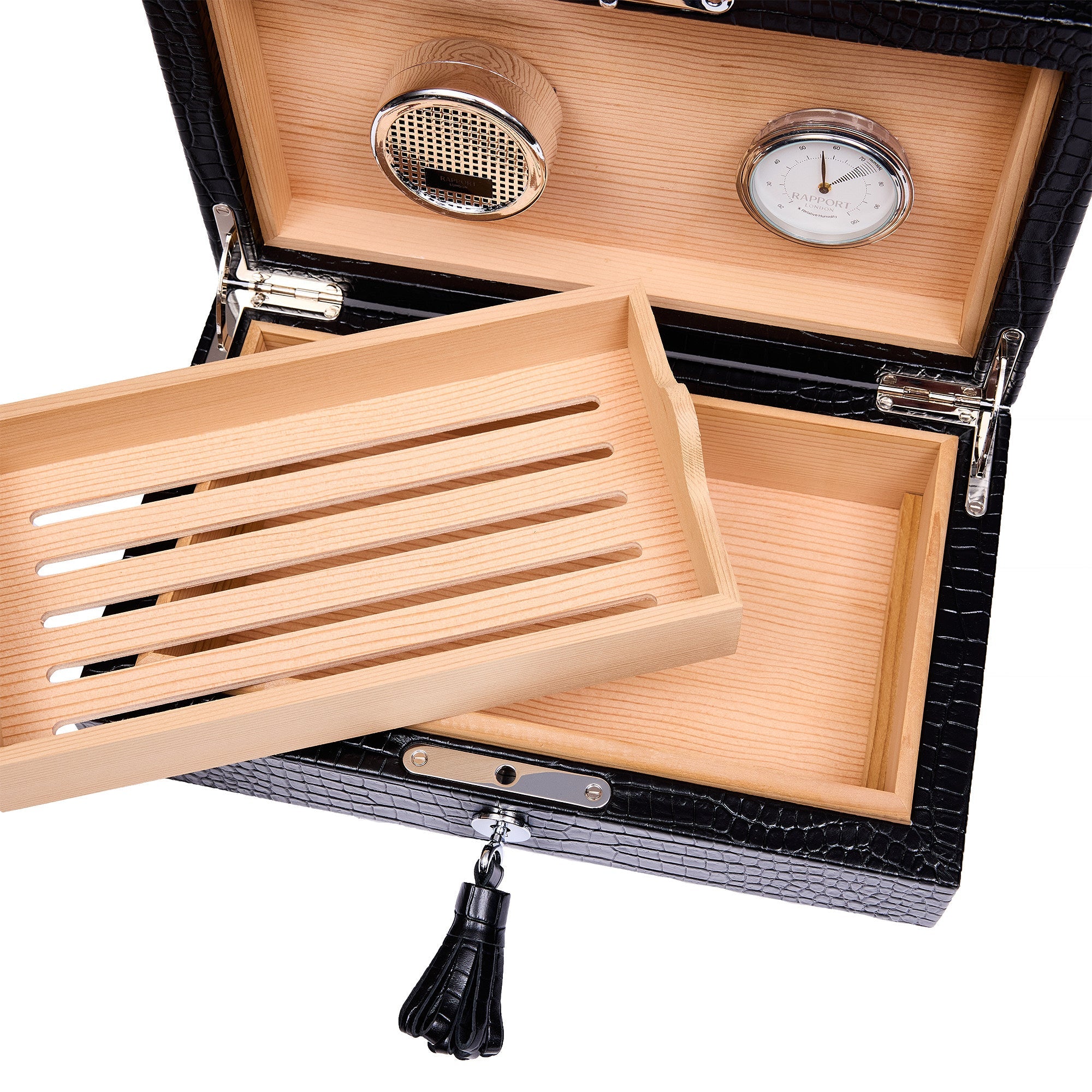 Rapport Brompton Black Small Humidor RPT-188 Image 5