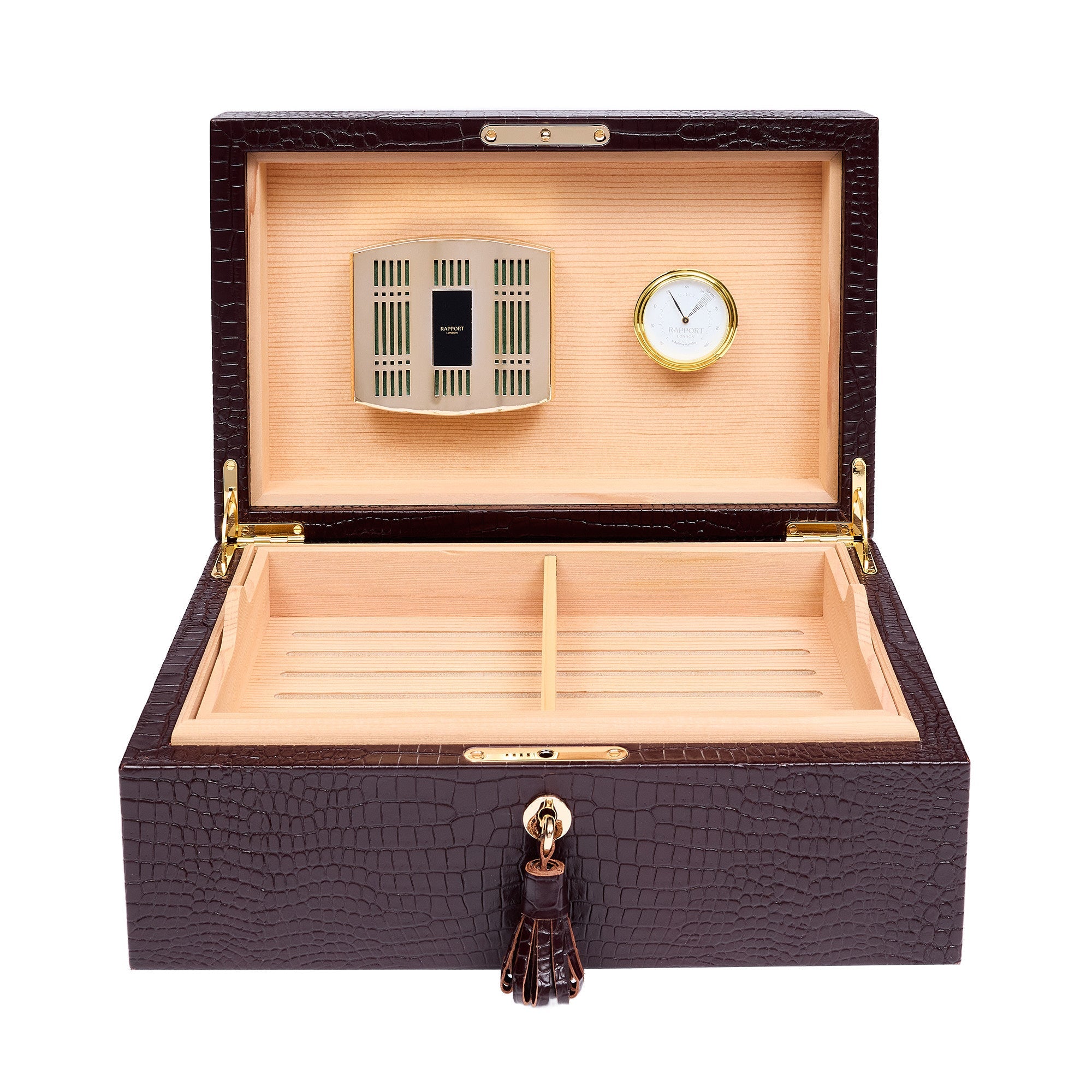 Rapport Brompton Brown Large Humidor RPT-193 Image 1