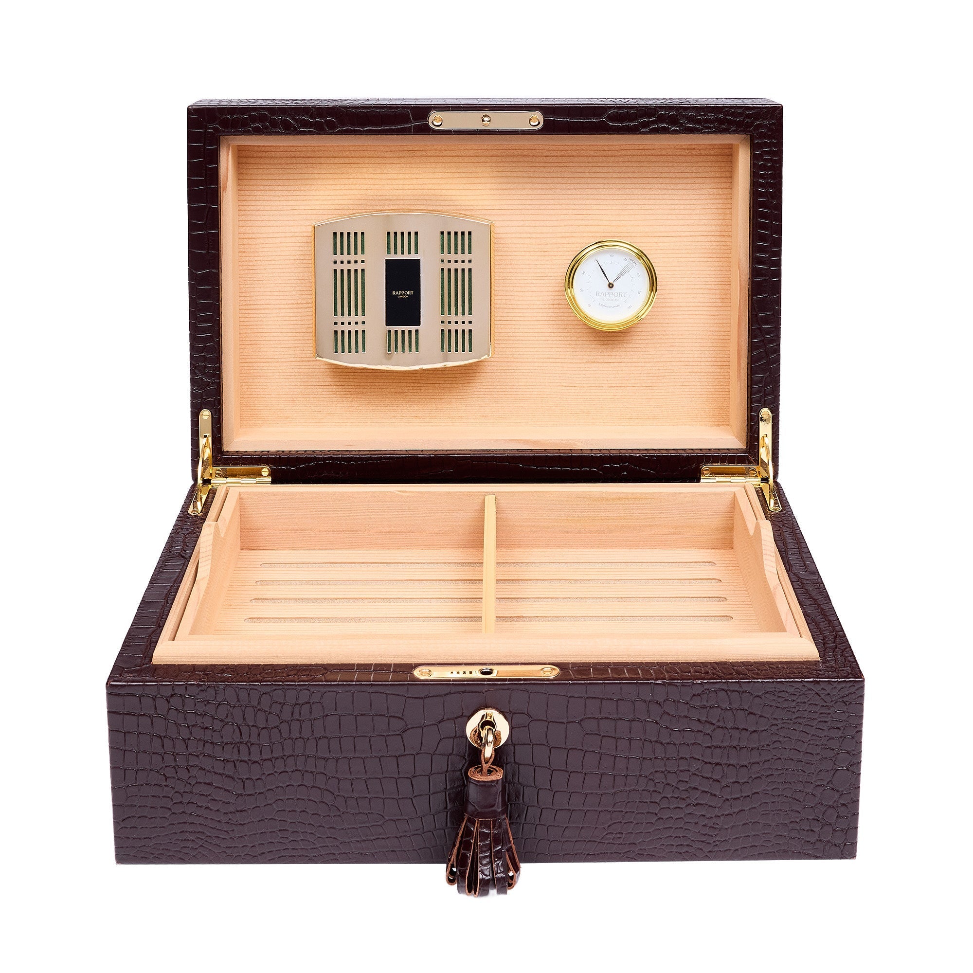 Rapport Brompton Brown Large Humidor RPT-193 Image 1