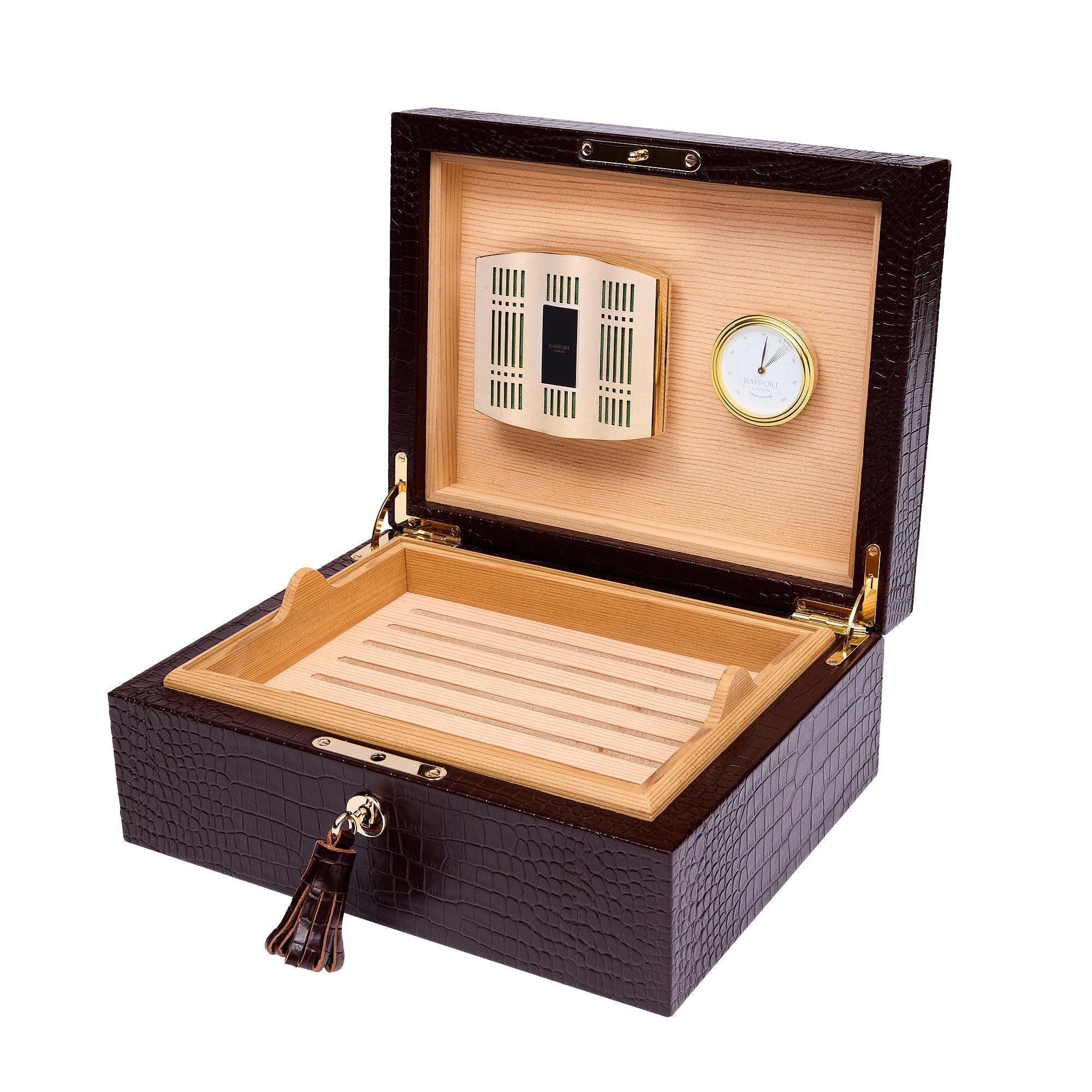 Rapport Brompton Brown Medium Humidor RPT-192 Image 2