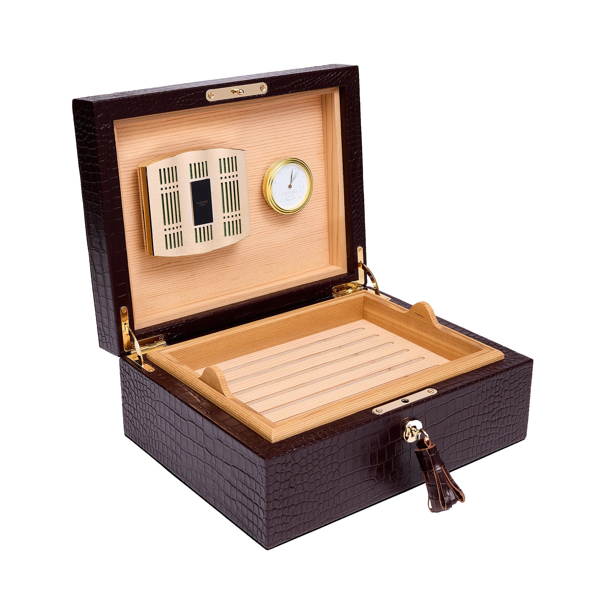 Rapport Brompton Brown Medium Humidor RPT-192 Image 3