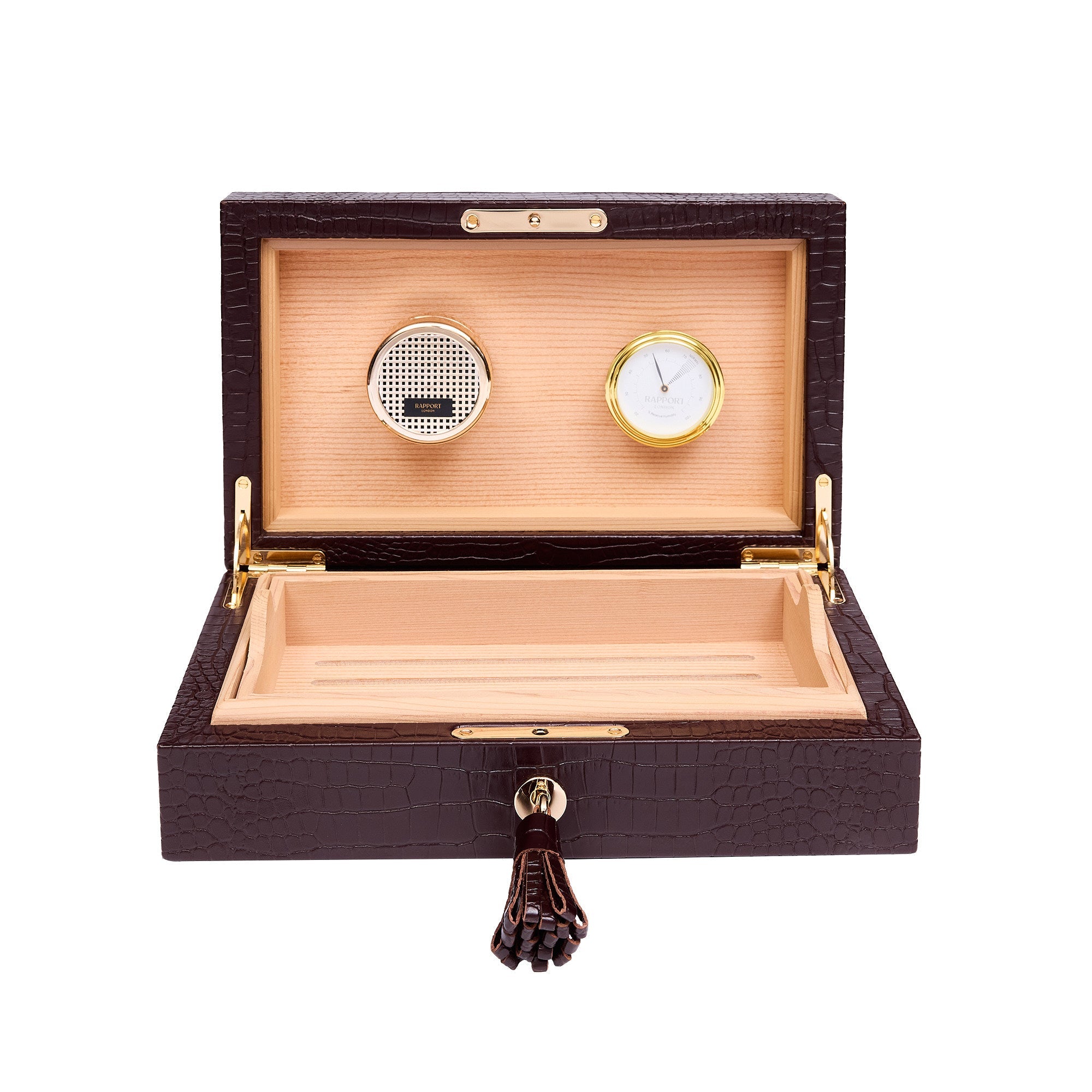 Rapport Brompton Brown Small Humidor RPT-191 Image 1