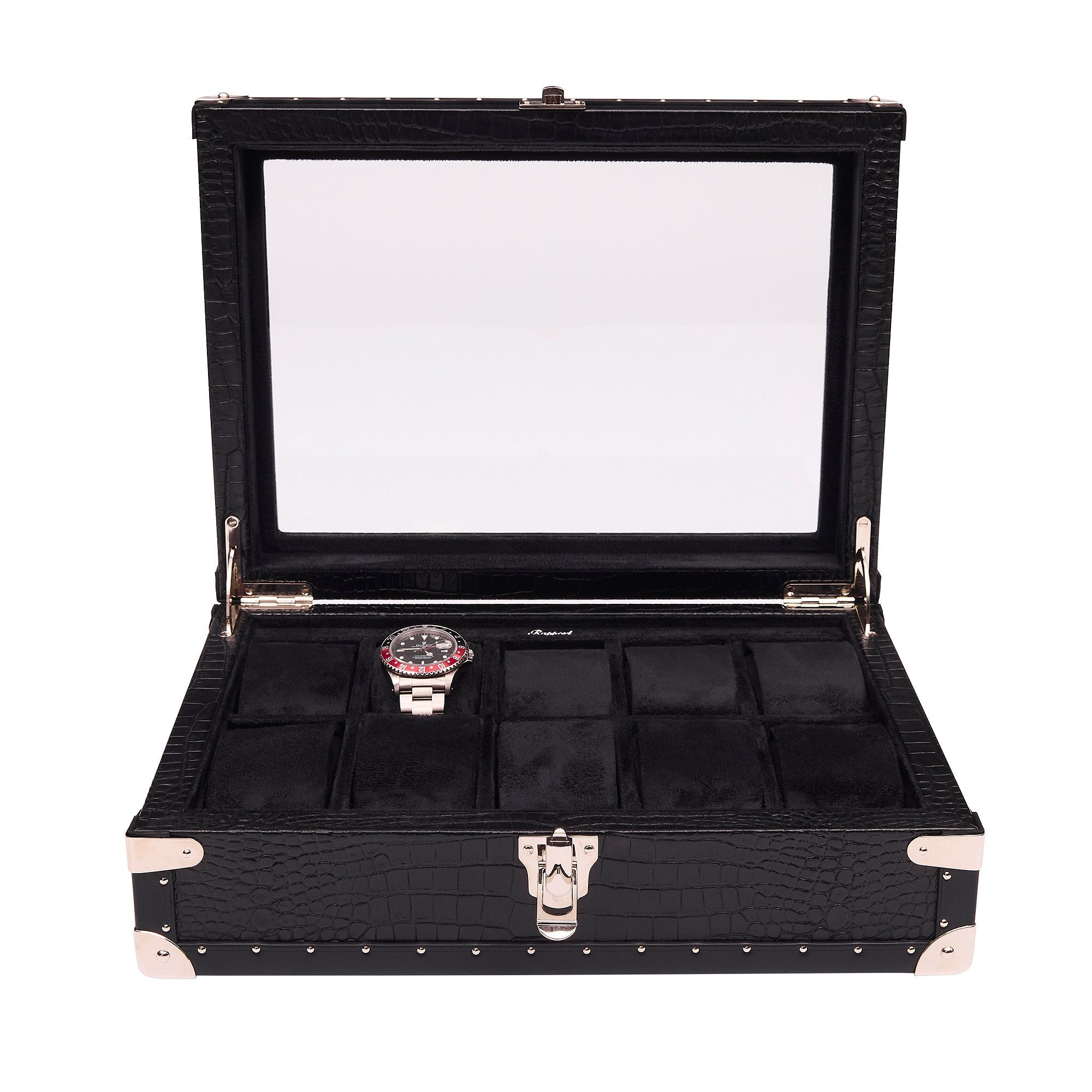 Rapport Brompton Optic Ten Black Watch Box RPT-174 Image 1