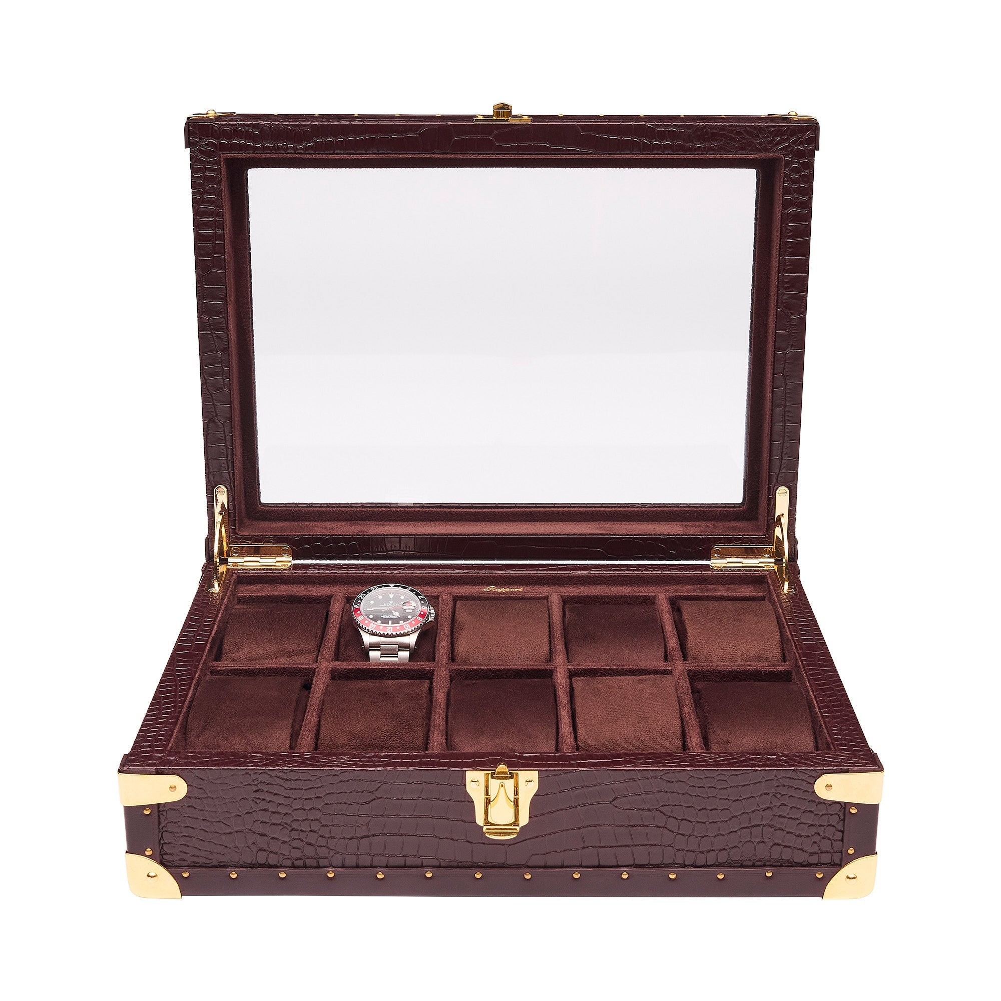 Rapport Brompton Optic Ten Brown Watch Box RPT-173 Image 1
