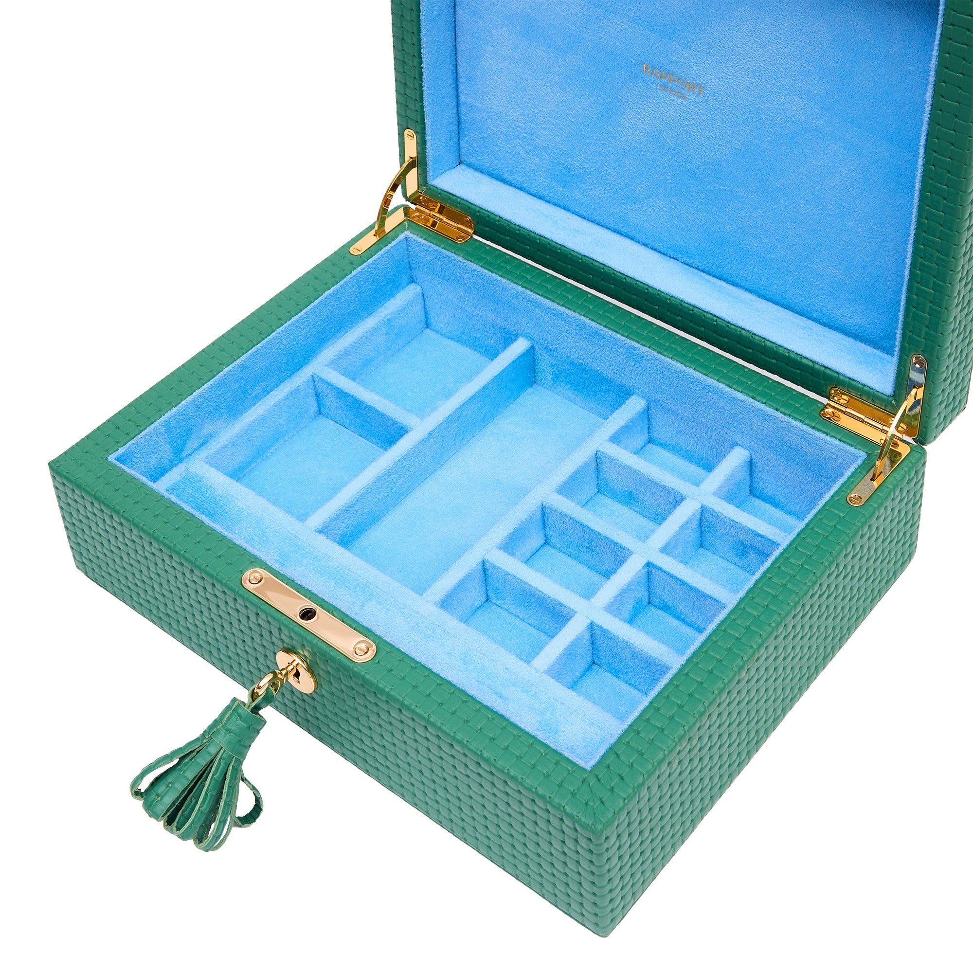 Rapport Charlotte Medium Jewellery Box Green RPT-203 Image 2