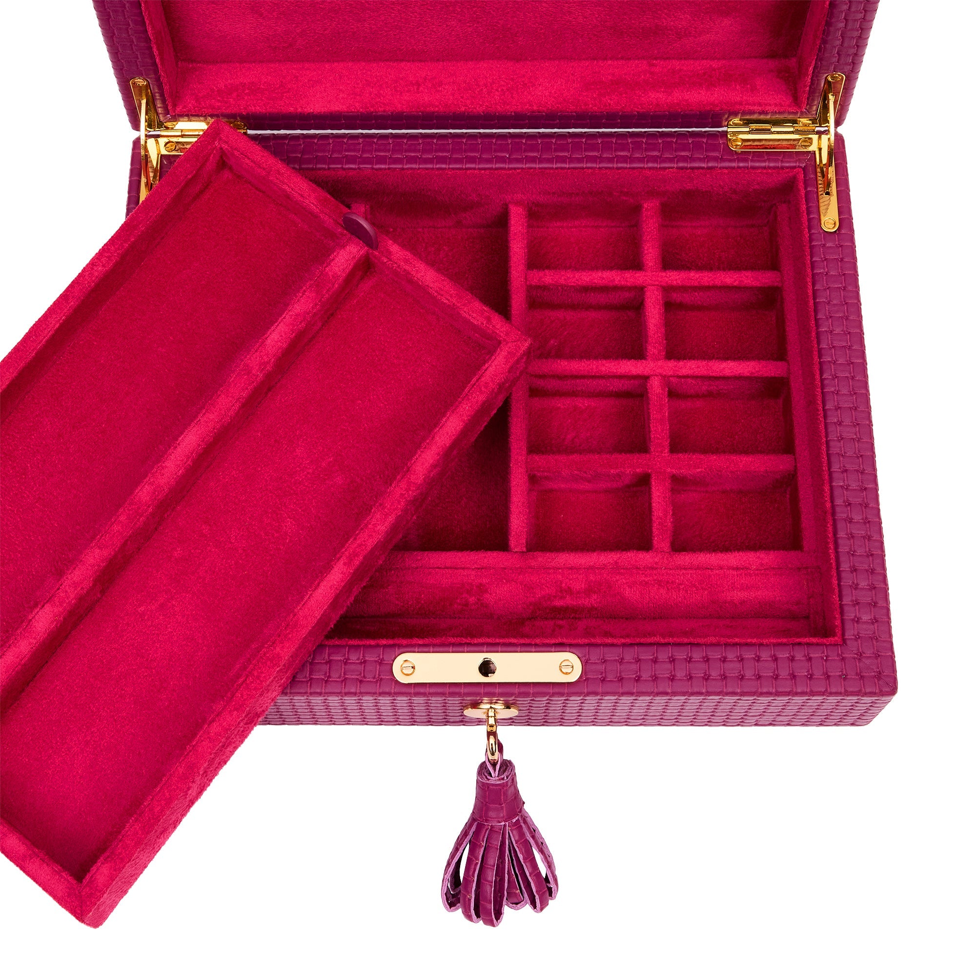 Rapport Charlotte Medium Pink Jewellery Box RPT-204 Image 4