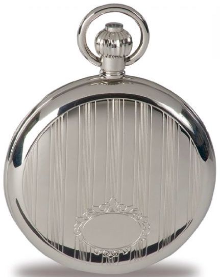 Rapport Pocket Watch Full Hunter Silver Tone PW71 Image 2