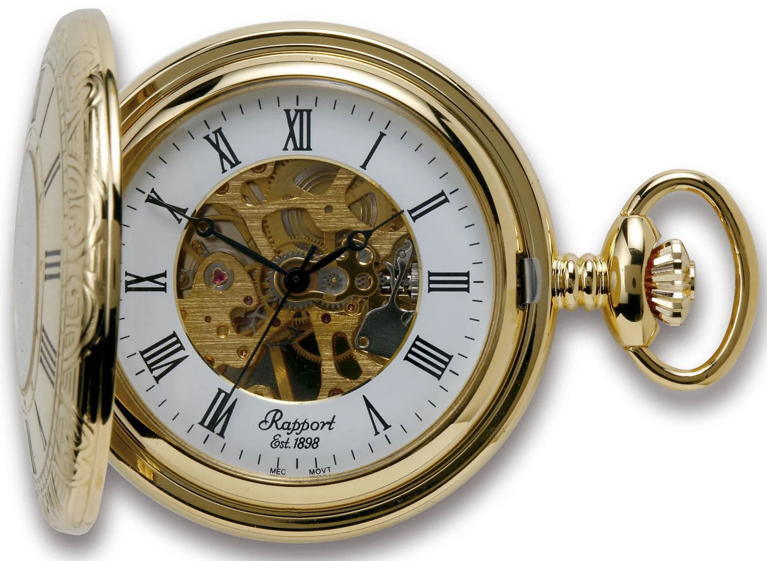 Rapport Pocket Watch Half Hunter Mechanical PW56 Image 1