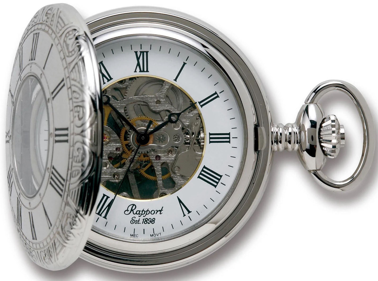 Rapport Pocket Watch Half Hunter Mechanical PW57 Image 1