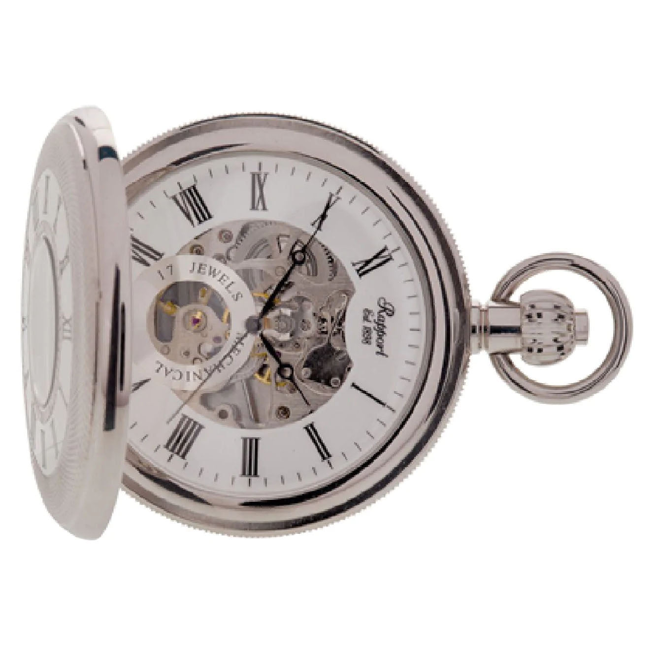 Rapport Pocket Watch Mechanical Half Hunter 50mm PW49 Image 1