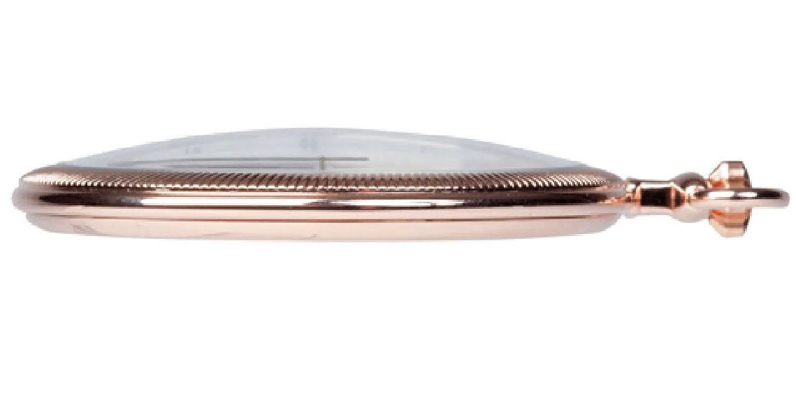 Rapport Pocket Watch Slim Open Face Rose Gold PW34 Image 3