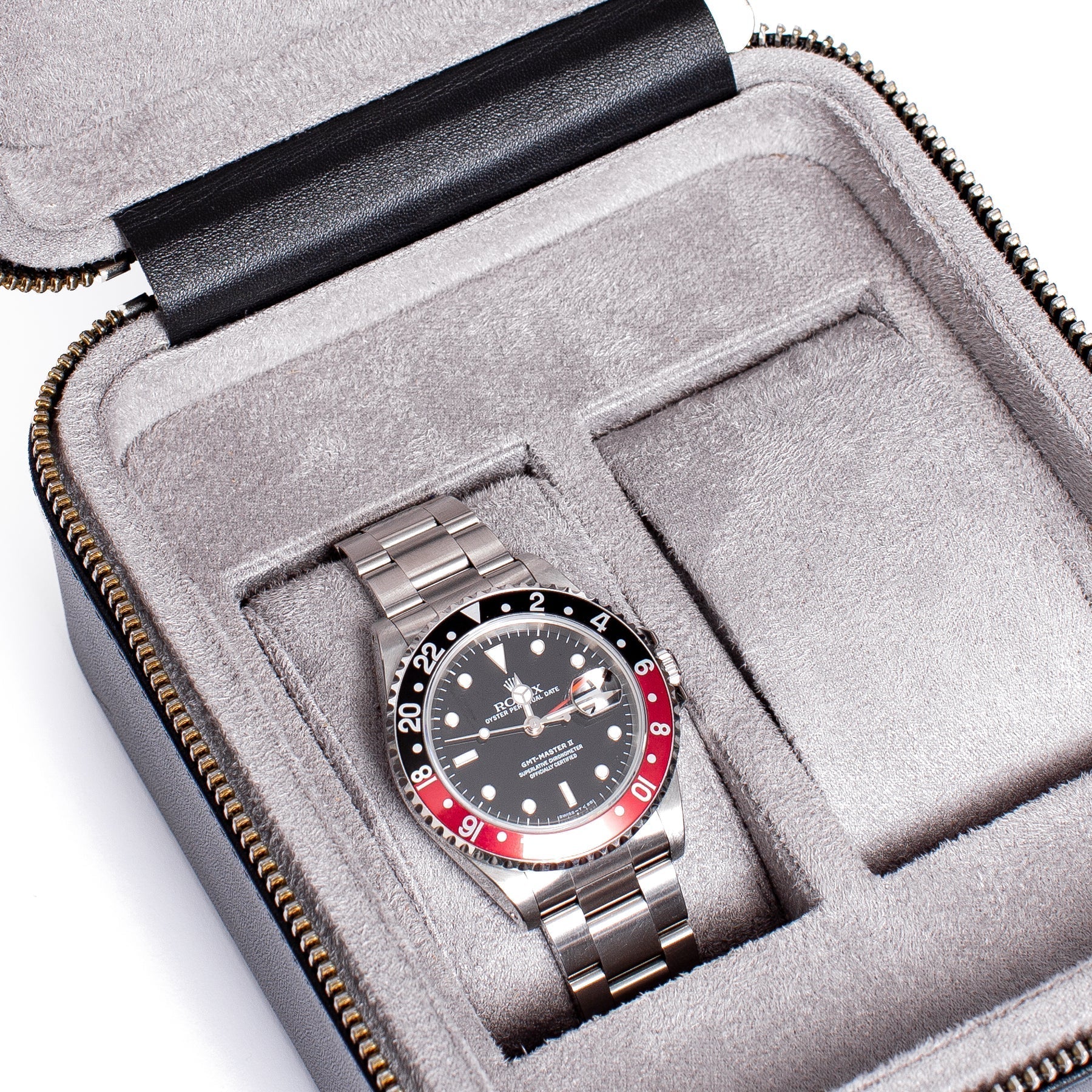 Rapport Watch Case Hyde Park 2 Black Zip D261 Image 5