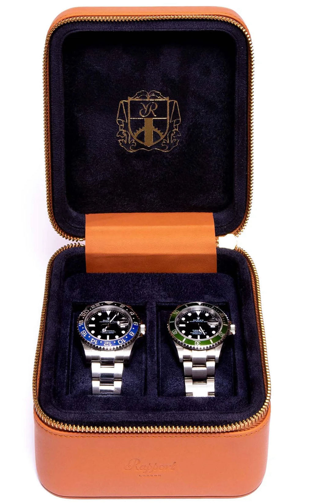 Rapport Watch Case Hyde Park 2 Tan Zip D262 Image 1