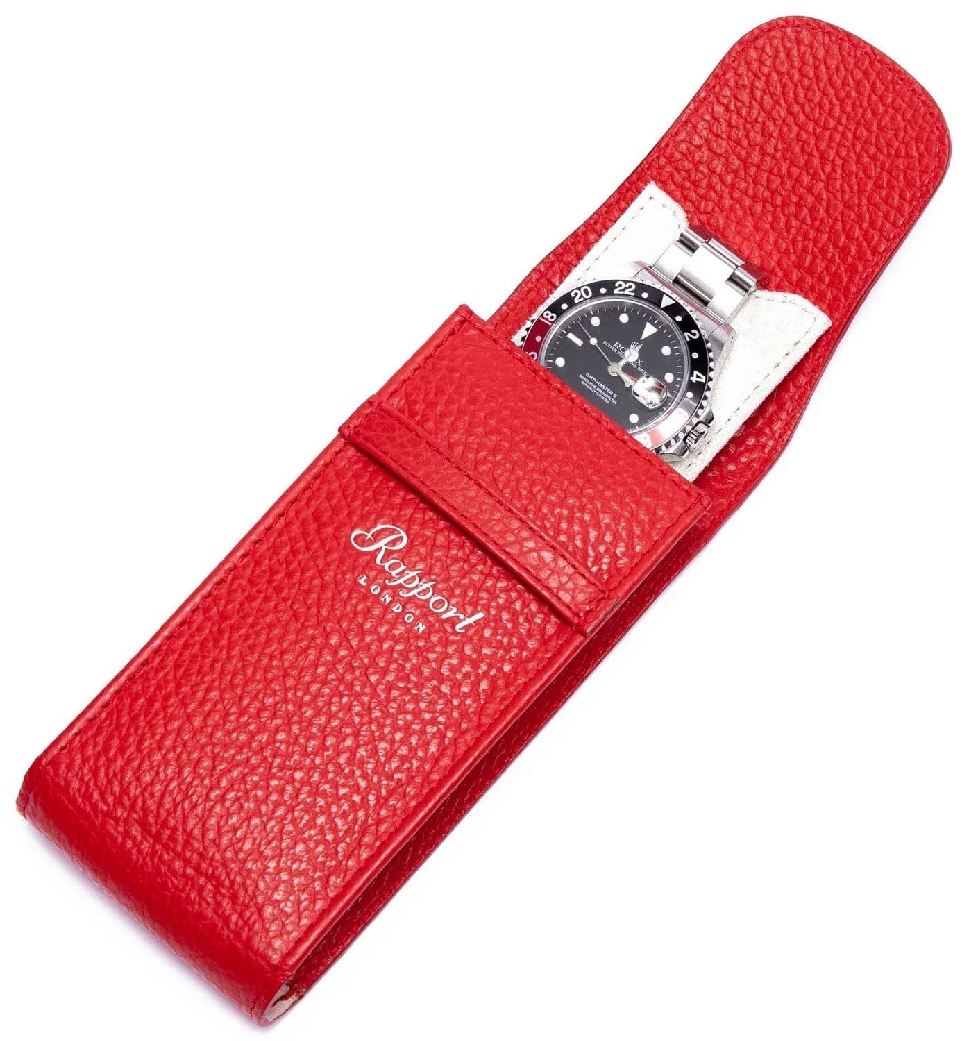 Rapport Watch Pouch Portobello Leather Red D402 Image 1