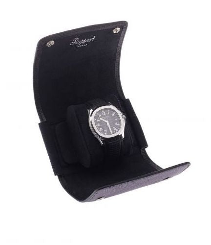 Rapport Watch Roll Berkeley Black Single Watch D190 Image 1