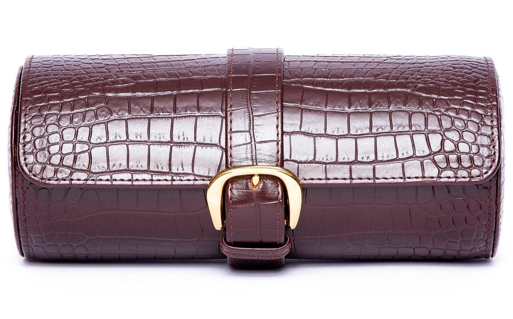 Rapport Watch Roll Brompton 3 Brown Crocodile D165 Image 3