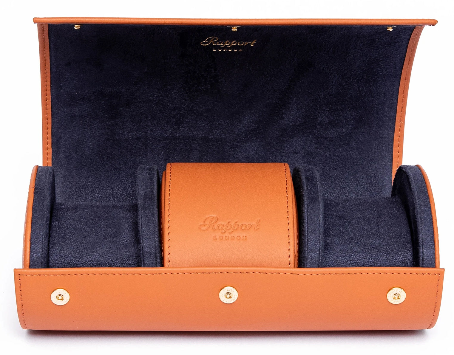 Rapport Watch Roll Hyde Park Tan Three Watch D285 Image 6