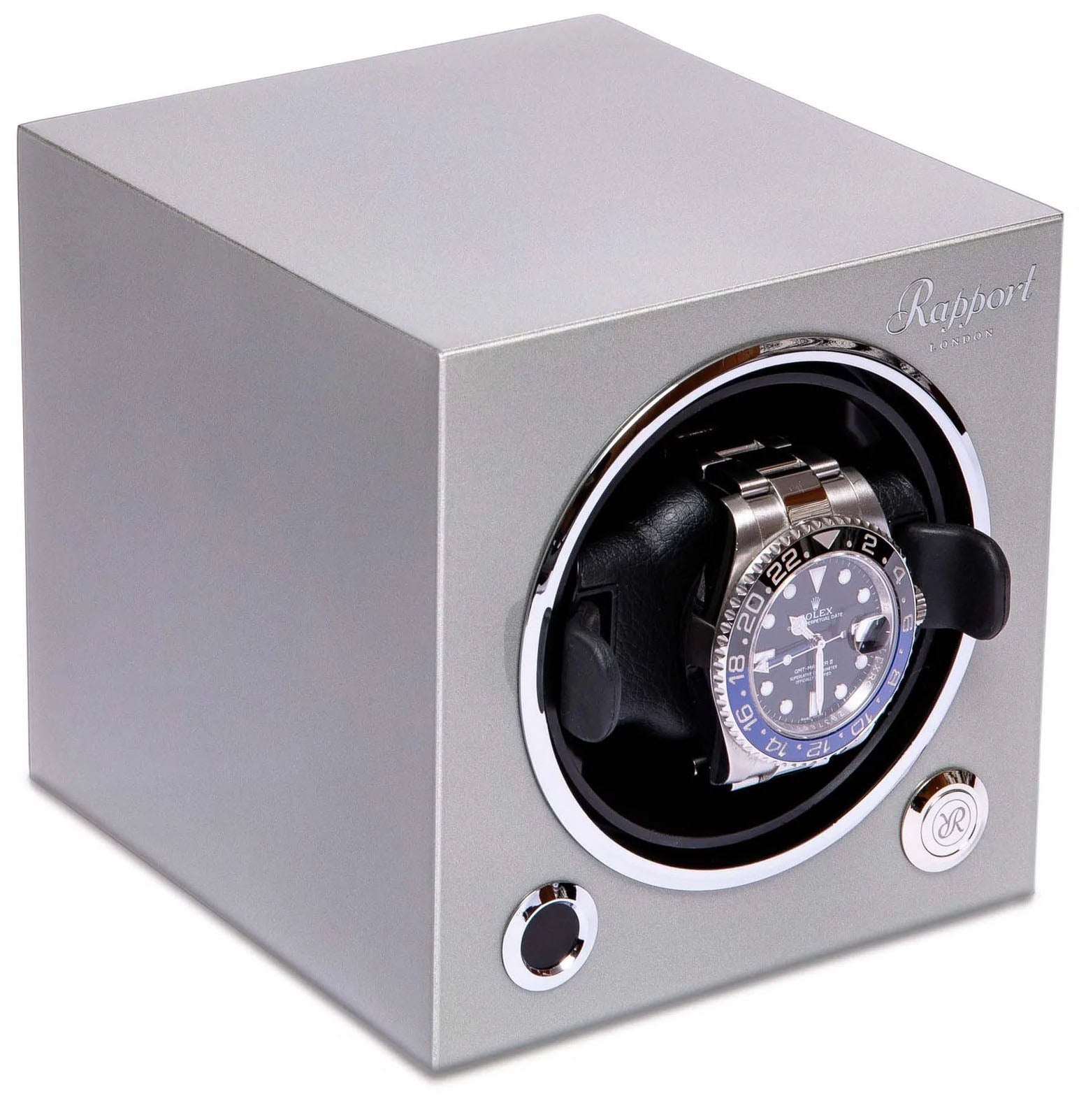 Rapport Watch Winder Evo Single Platinum Silver EVO45 Image 2