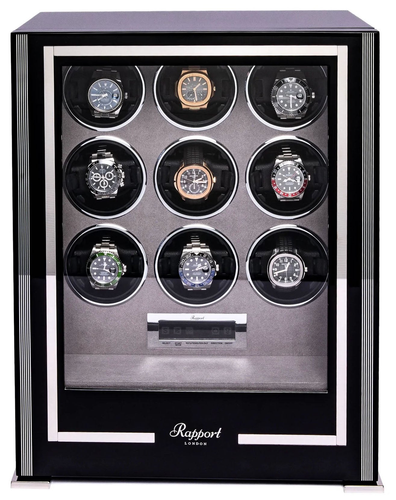 Rapport Watch Winder Paramount 9 Ebony W209 Image 2