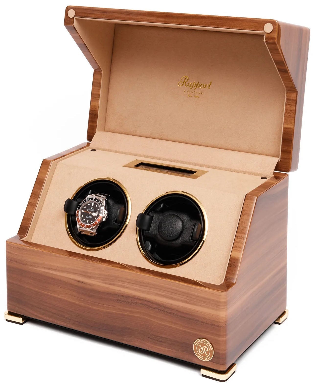 Rapport Watch Winder Perpetua III 2 Walnut W582 Image 1