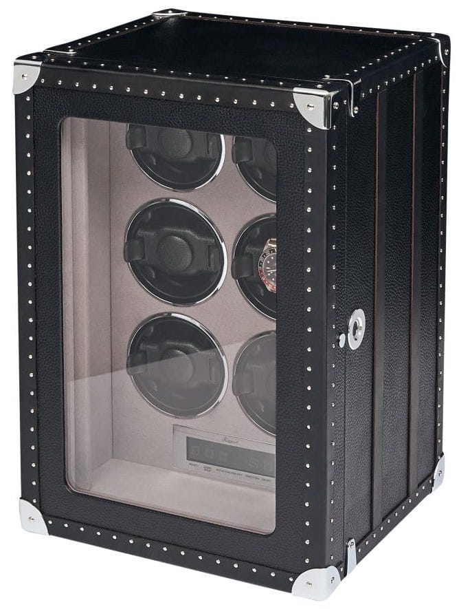 Rapport Watch Winder Roamer 6 Leather Black W656 Image 2