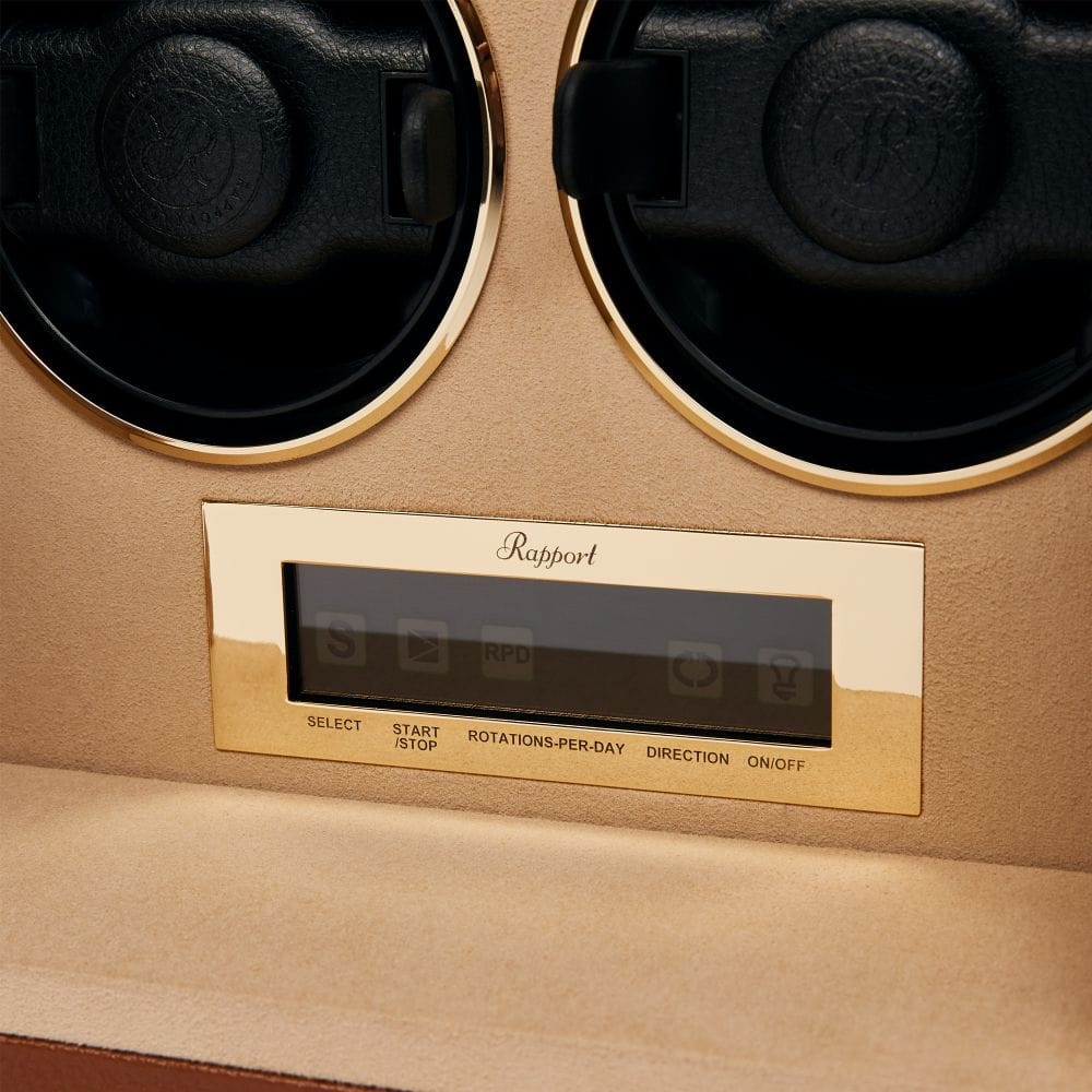 Rapport Watch Winder Roamer 6 Leather Brown W646 Image 4