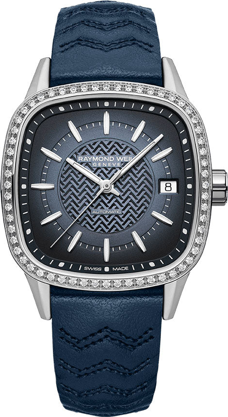 Raymond Weil Freelancer 60 Lab Blue Ladies Watch 2490-SCS-50051 Image 1
