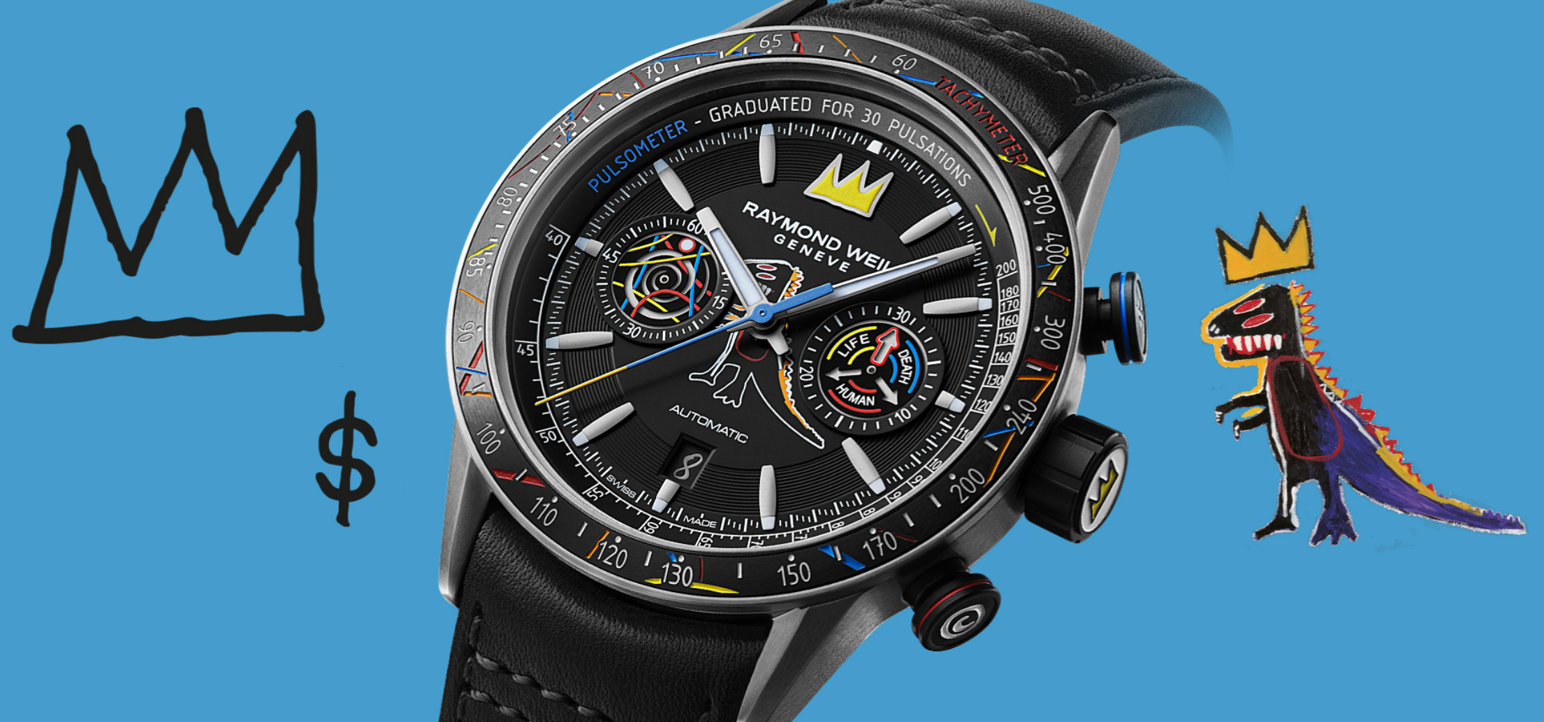 Raymond Weil Freelancer Basquiat Special Edition Watch D RMW-1686 Image 6
