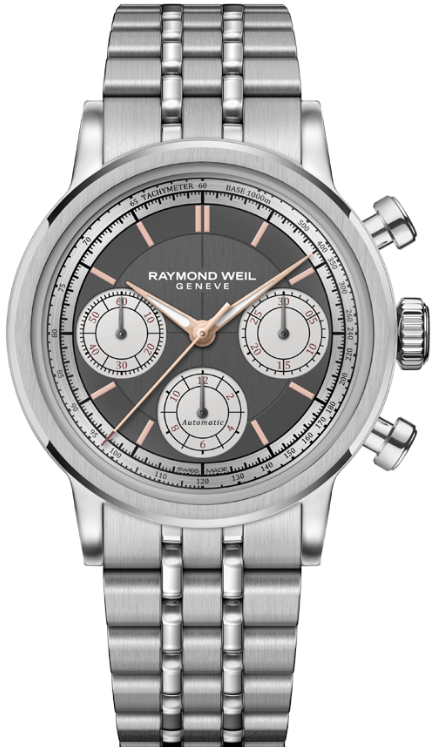 Raymond Weil Millesime Automatic Tri-Compax Chronograph Anthracite Sector Watch RMW-1762 Image 1