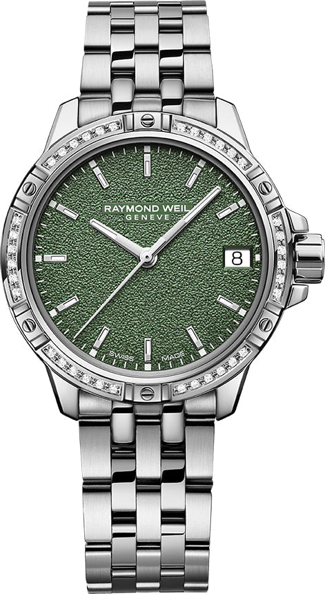 Raymond Weil Tango Green Frost Diamond D 5960-STS-52061 Image 1