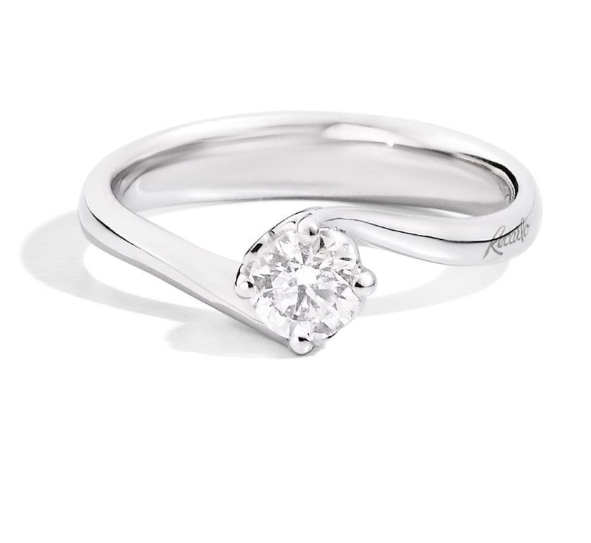 Recarlo Anniversary 18ct White Gold Diamond Ring REC-321 Image 1