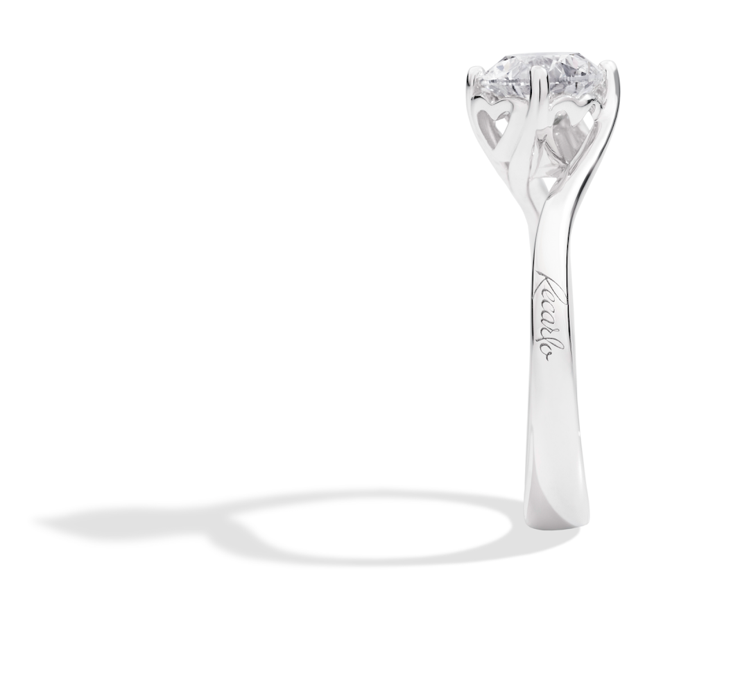 Recarlo Anniversary 18ct White Gold Diamond Ring REC-321 Image 4